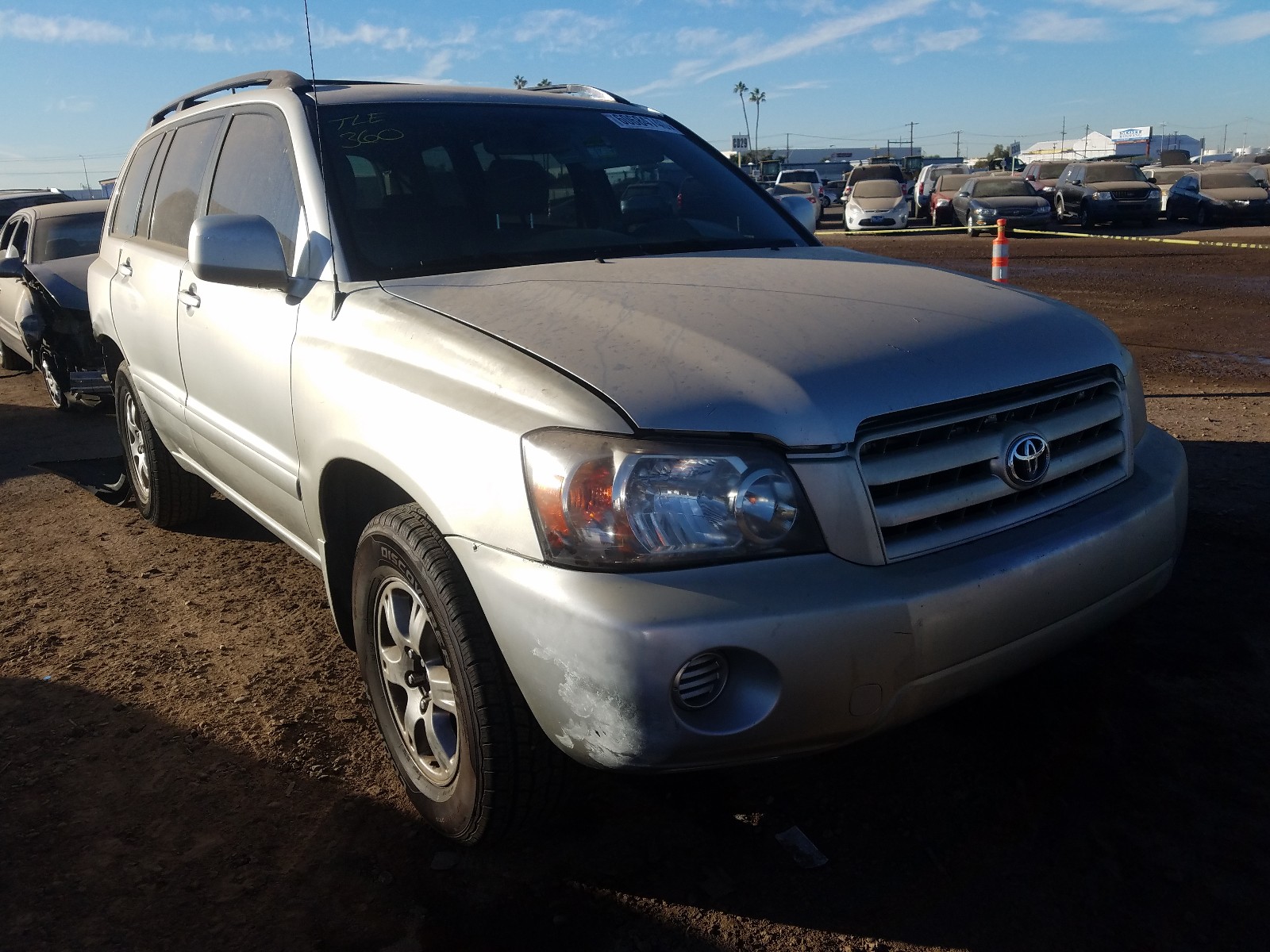 TOYOTA HIGHLANDER 2007 jtedp21a370128495