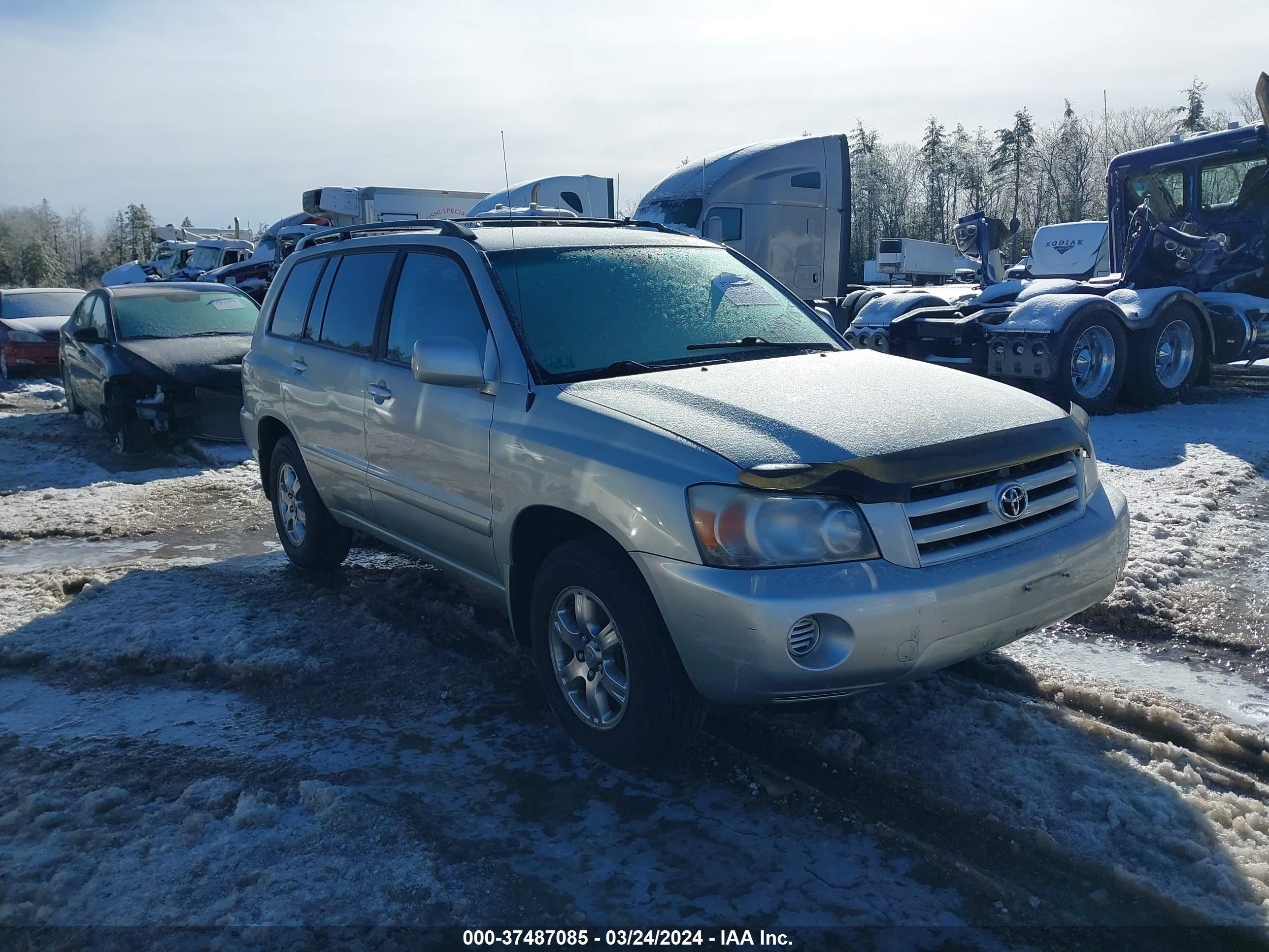 TOYOTA HIGHLANDER 2004 jtedp21a440009107