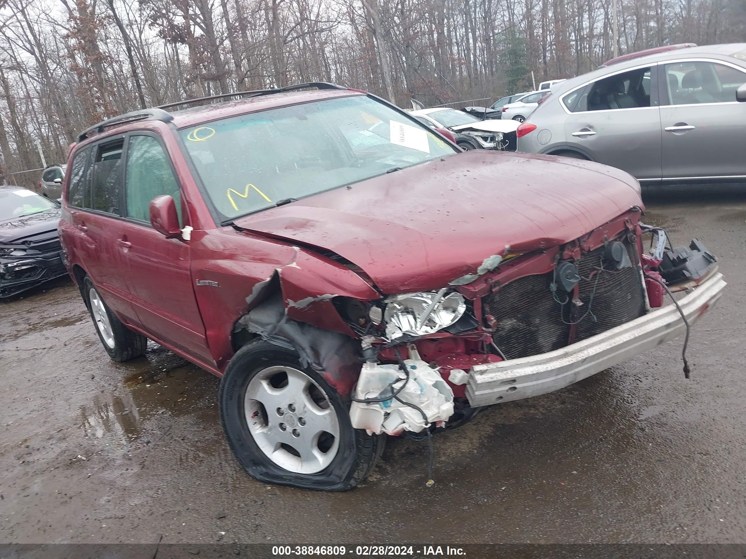 TOYOTA HIGHLANDER 2005 jtedp21a450074122