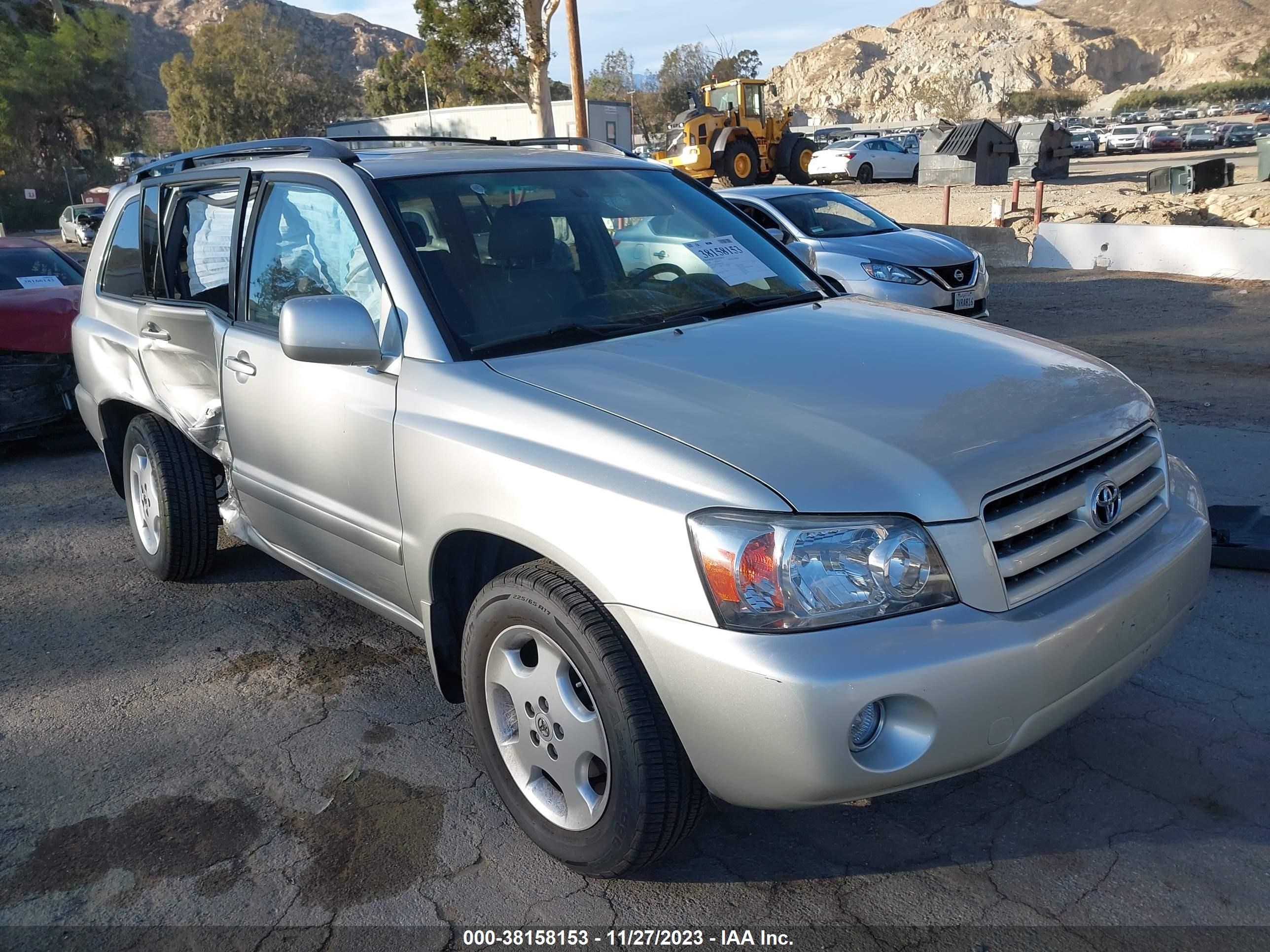 TOYOTA HIGHLANDER 2006 jtedp21a460112630