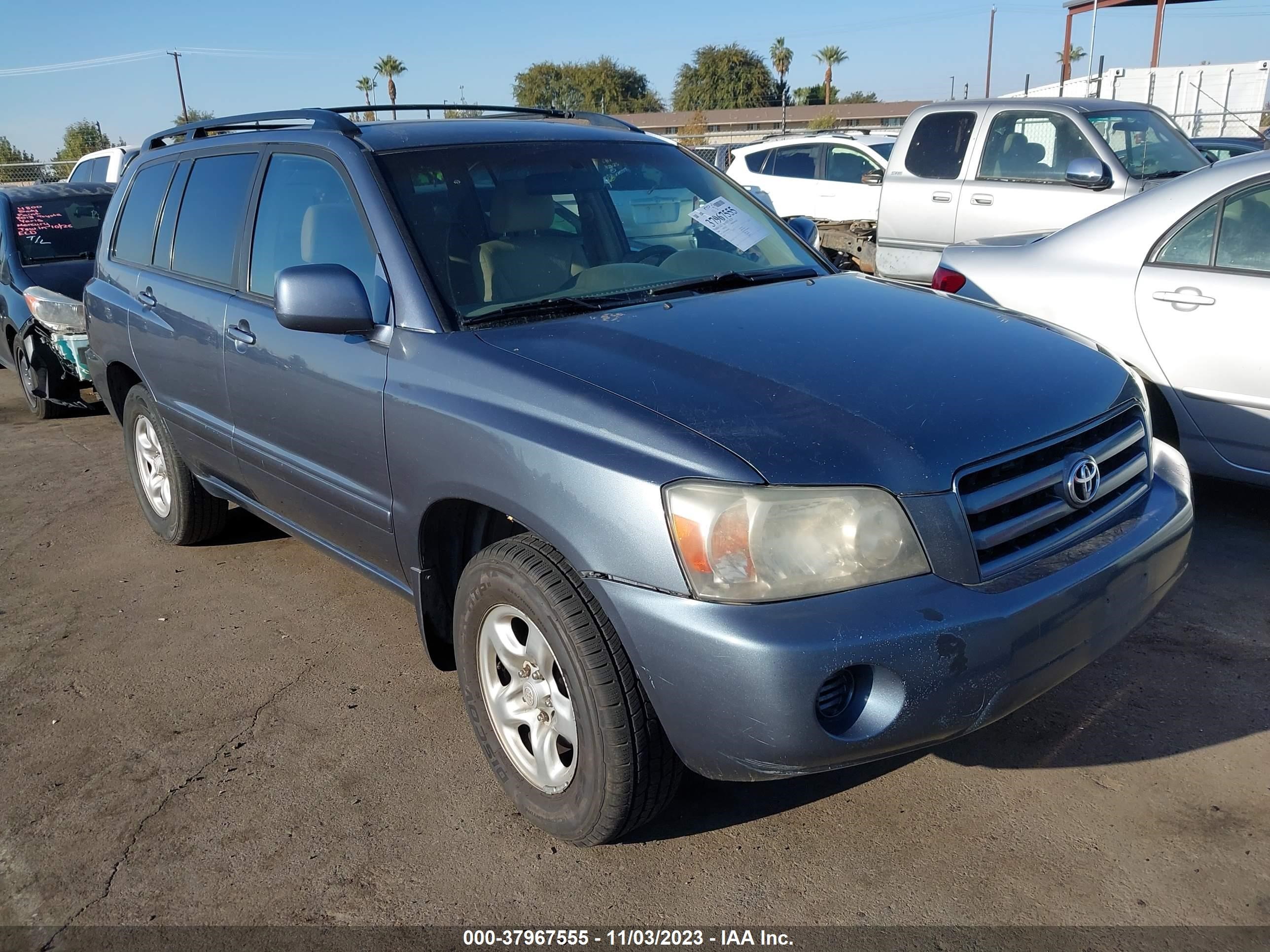 TOYOTA HIGHLANDER 2004 jtedp21a540011092