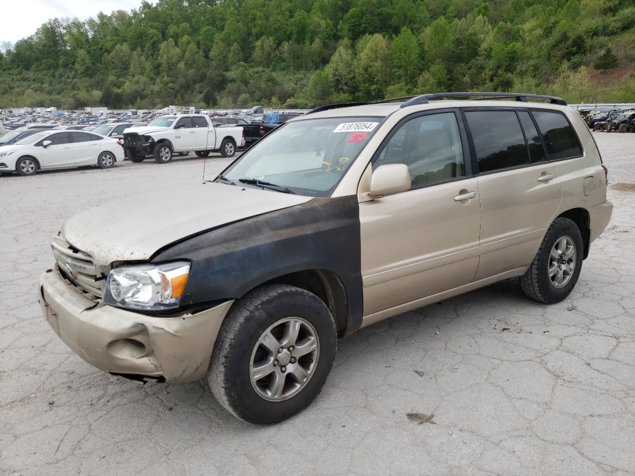 TOYOTA HIGHLANDER 2005 jtedp21a550085694