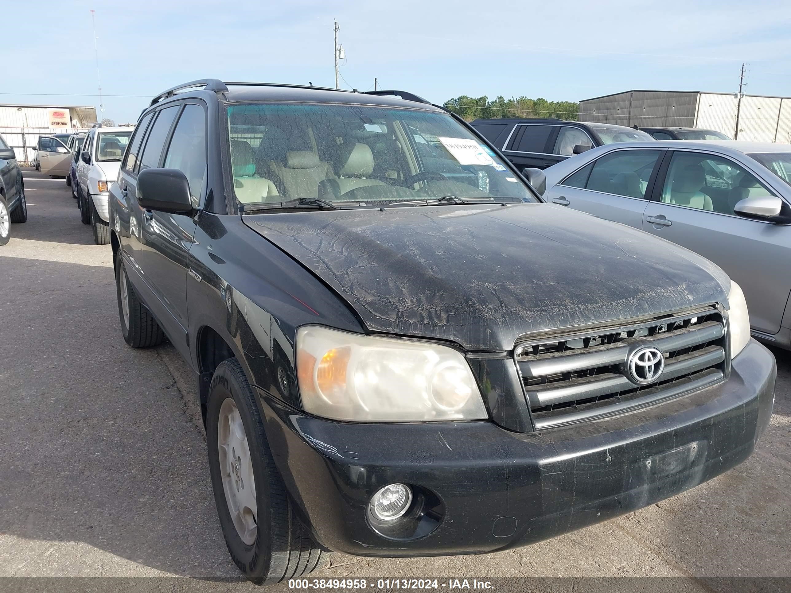 TOYOTA HIGHLANDER 2006 jtedp21a560100440