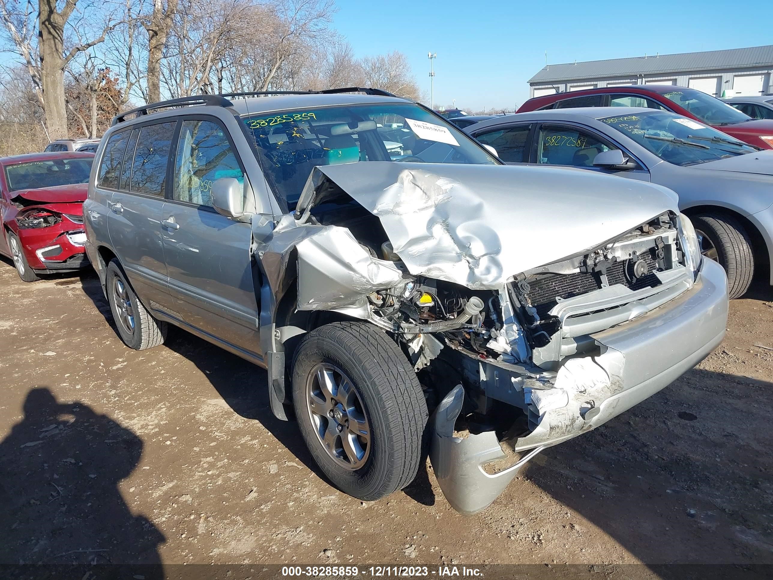 TOYOTA HIGHLANDER 2006 jtedp21a660106747