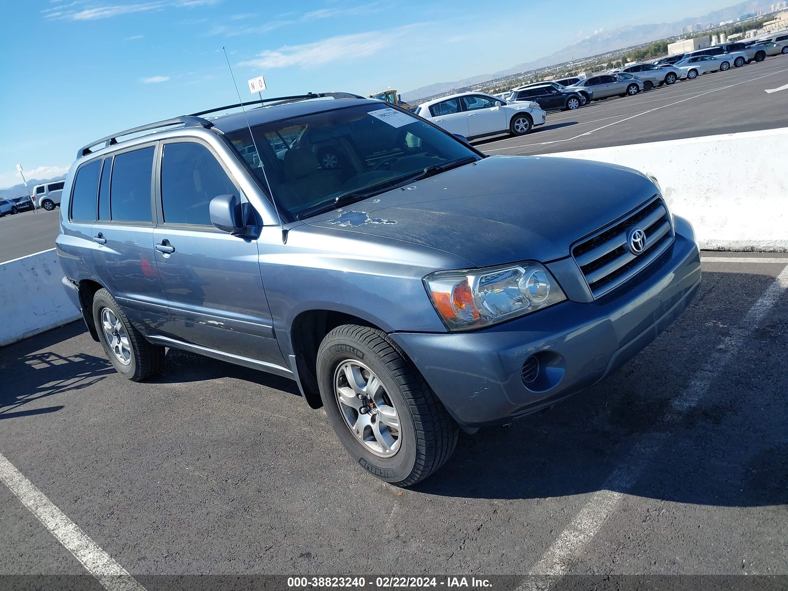 TOYOTA HIGHLANDER 2004 jtedp21a740027455