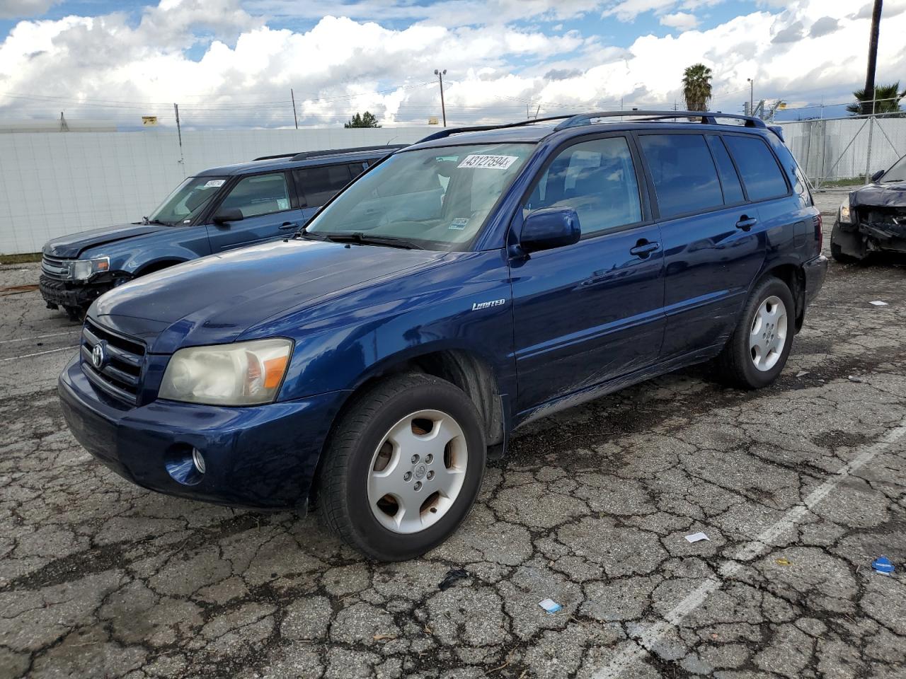 TOYOTA HIGHLANDER 2005 jtedp21a750053412