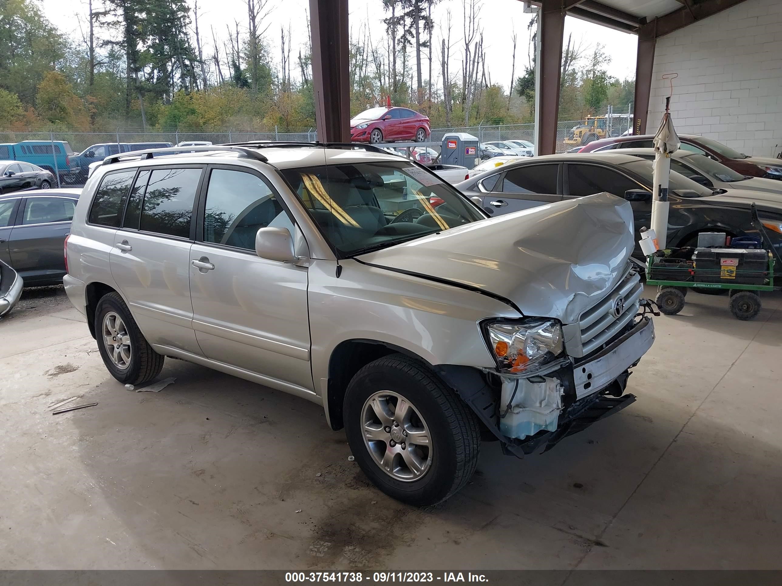 TOYOTA HIGHLANDER 2005 jtedp21a750057203