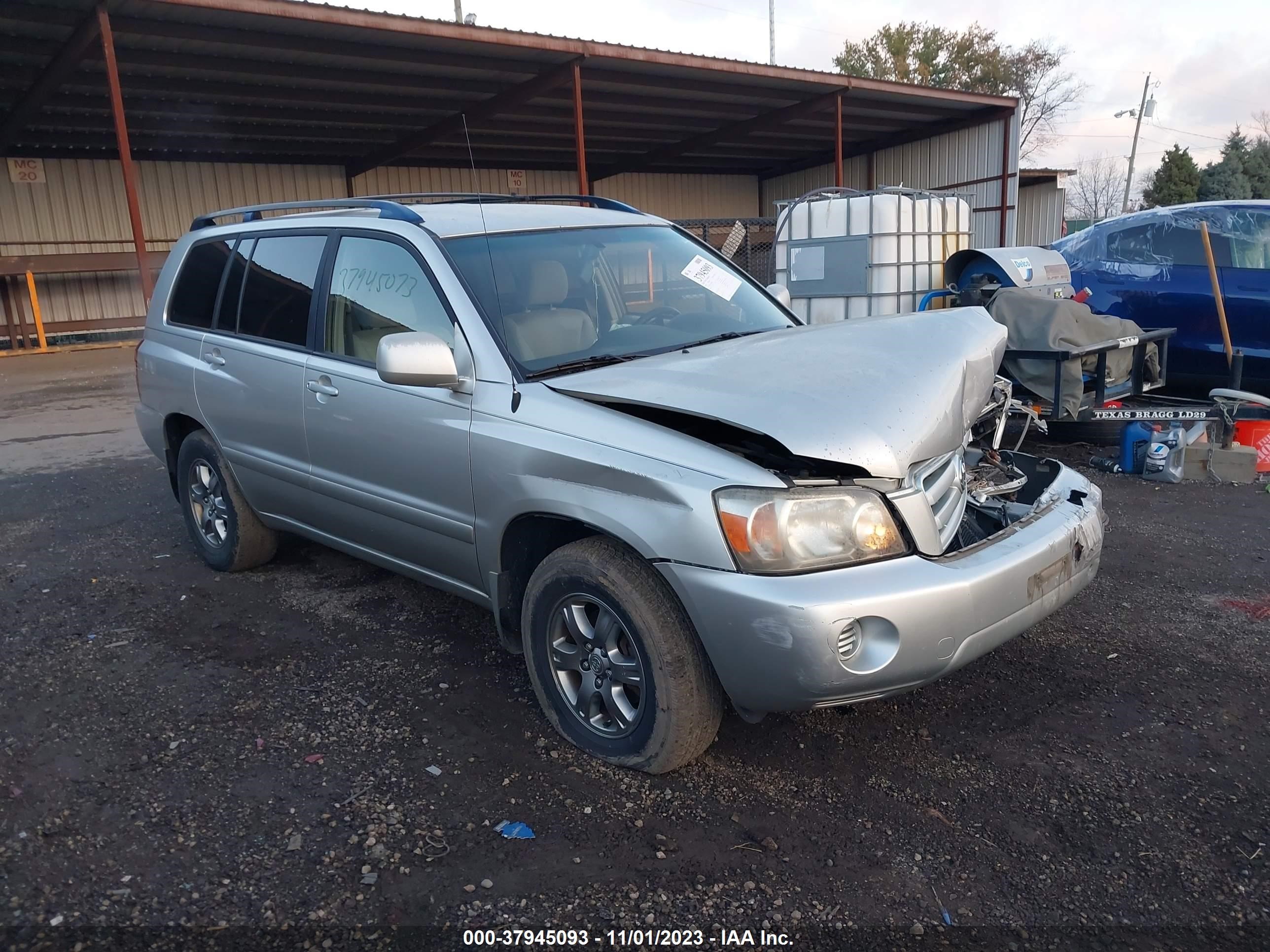 TOYOTA HIGHLANDER 2005 jtedp21a750058450