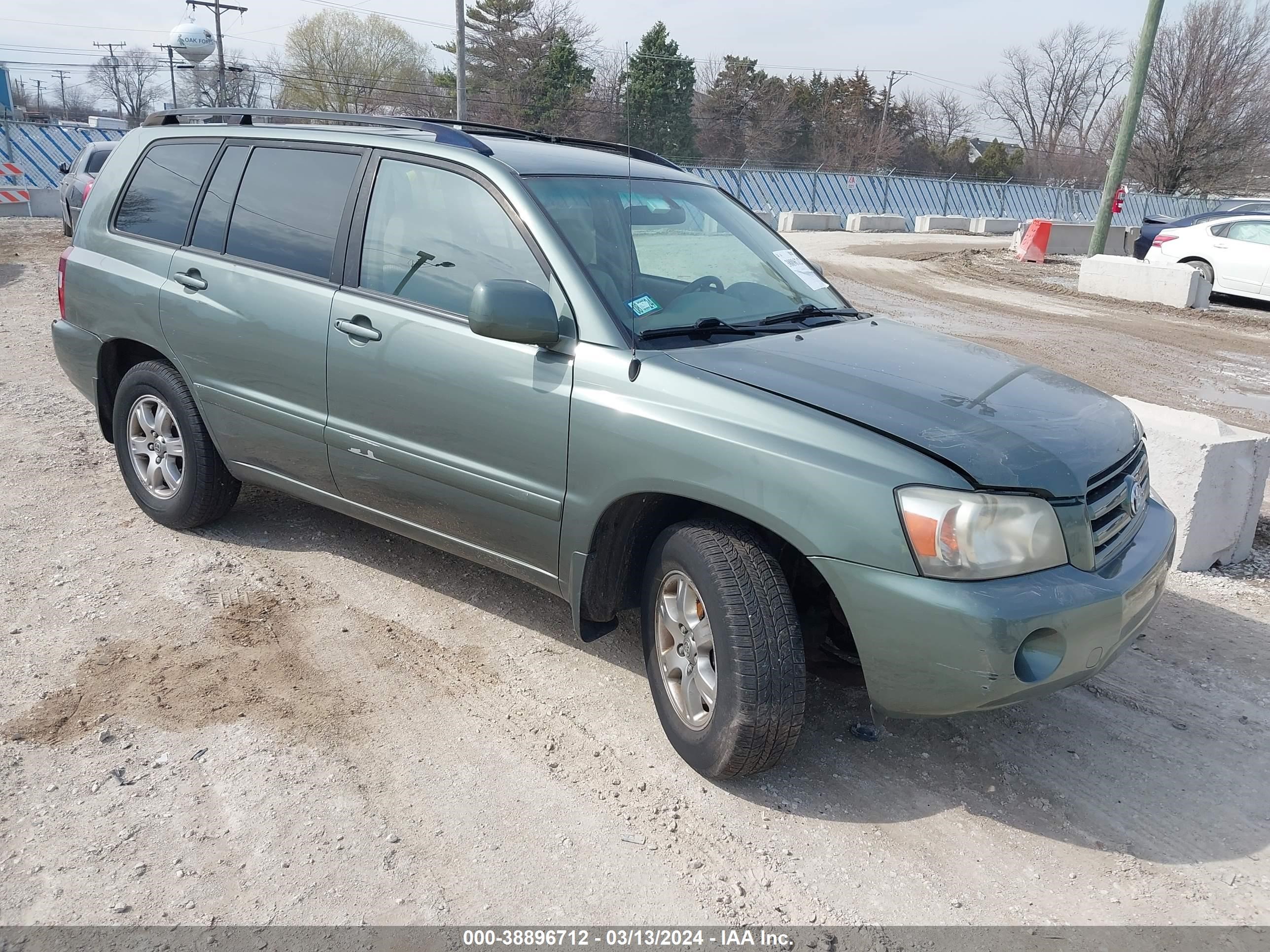 TOYOTA HIGHLANDER 2005 jtedp21a750059730