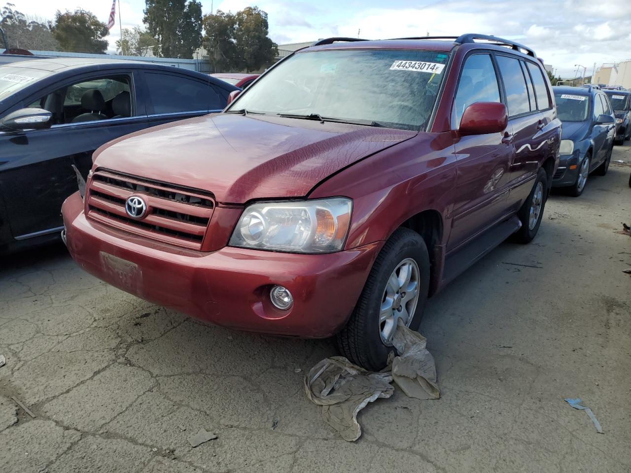 TOYOTA HIGHLANDER 2007 jtedp21a770144781