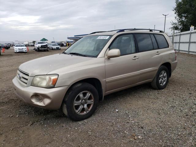 TOYOTA HIGHLANDER 2005 jtedp21a850060384