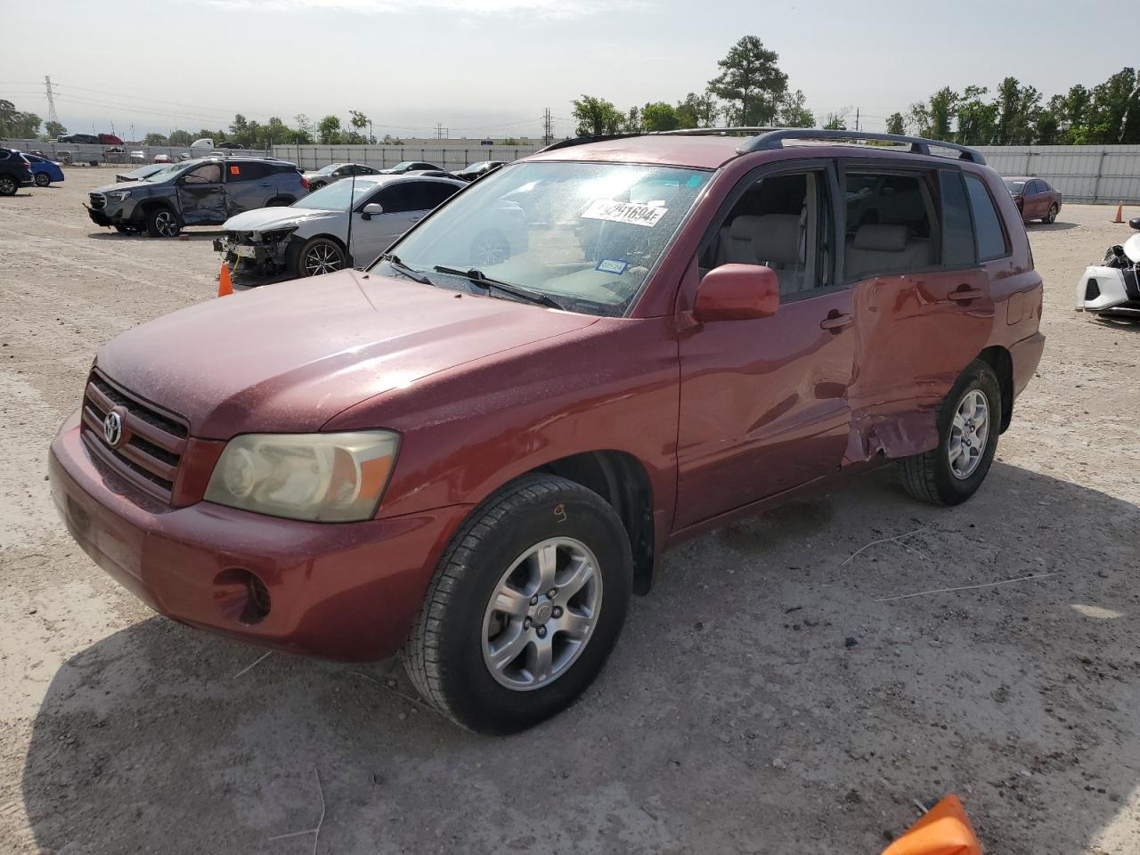 TOYOTA HIGHLANDER 2006 jtedp21a860101954