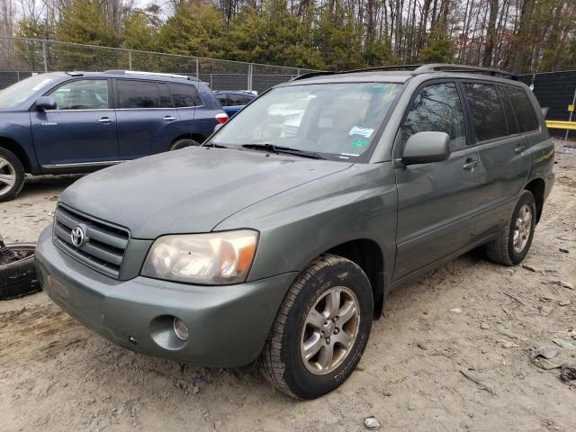 TOYOTA HIGHLANDER 2006 jtedp21a860104045