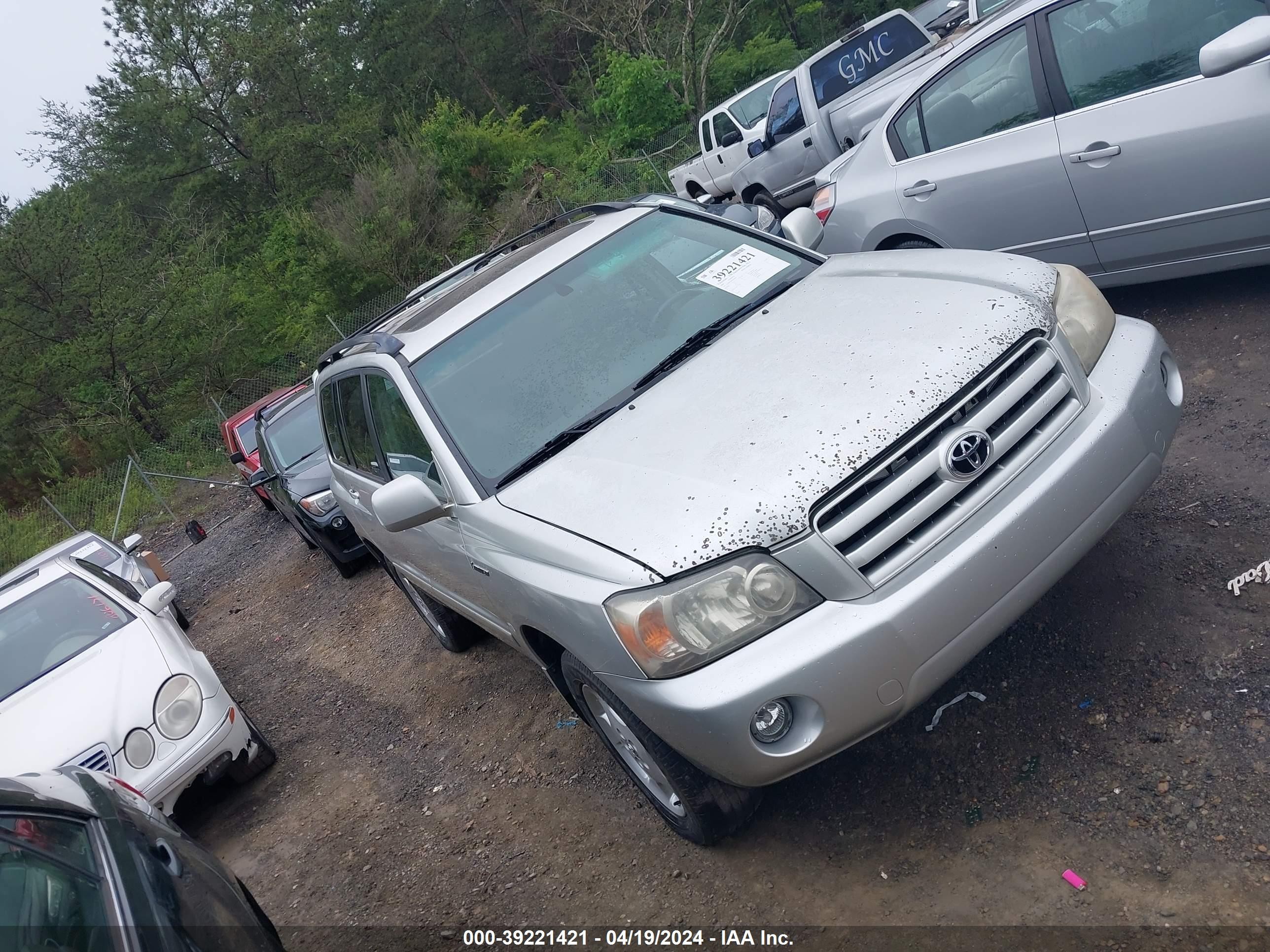 TOYOTA HIGHLANDER 2007 jtedp21a870140206