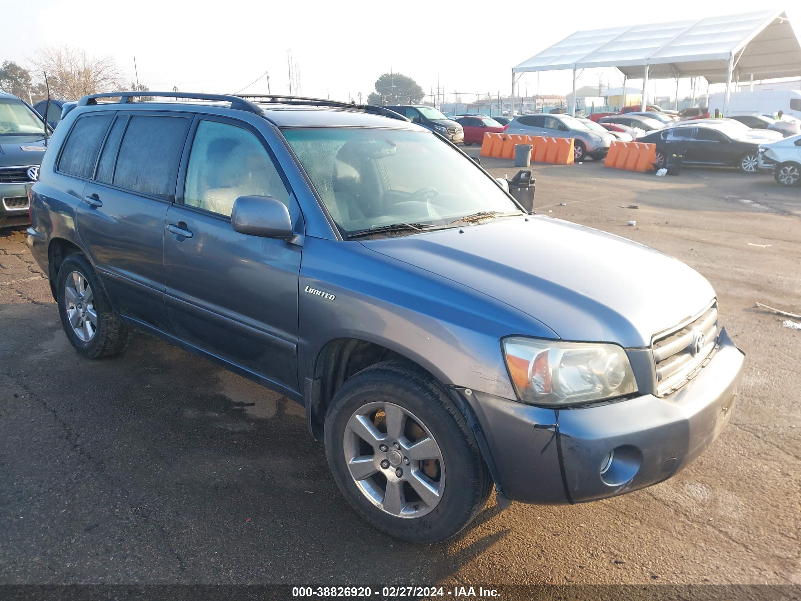 TOYOTA HIGHLANDER 2004 jtedp21a940027506