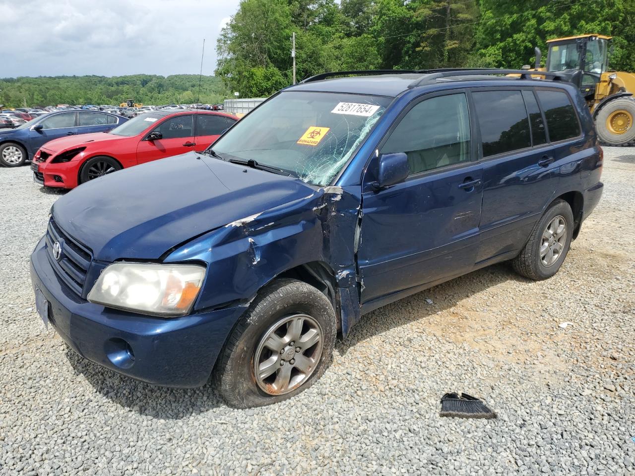 TOYOTA HIGHLANDER 2004 jtedp21a940033824