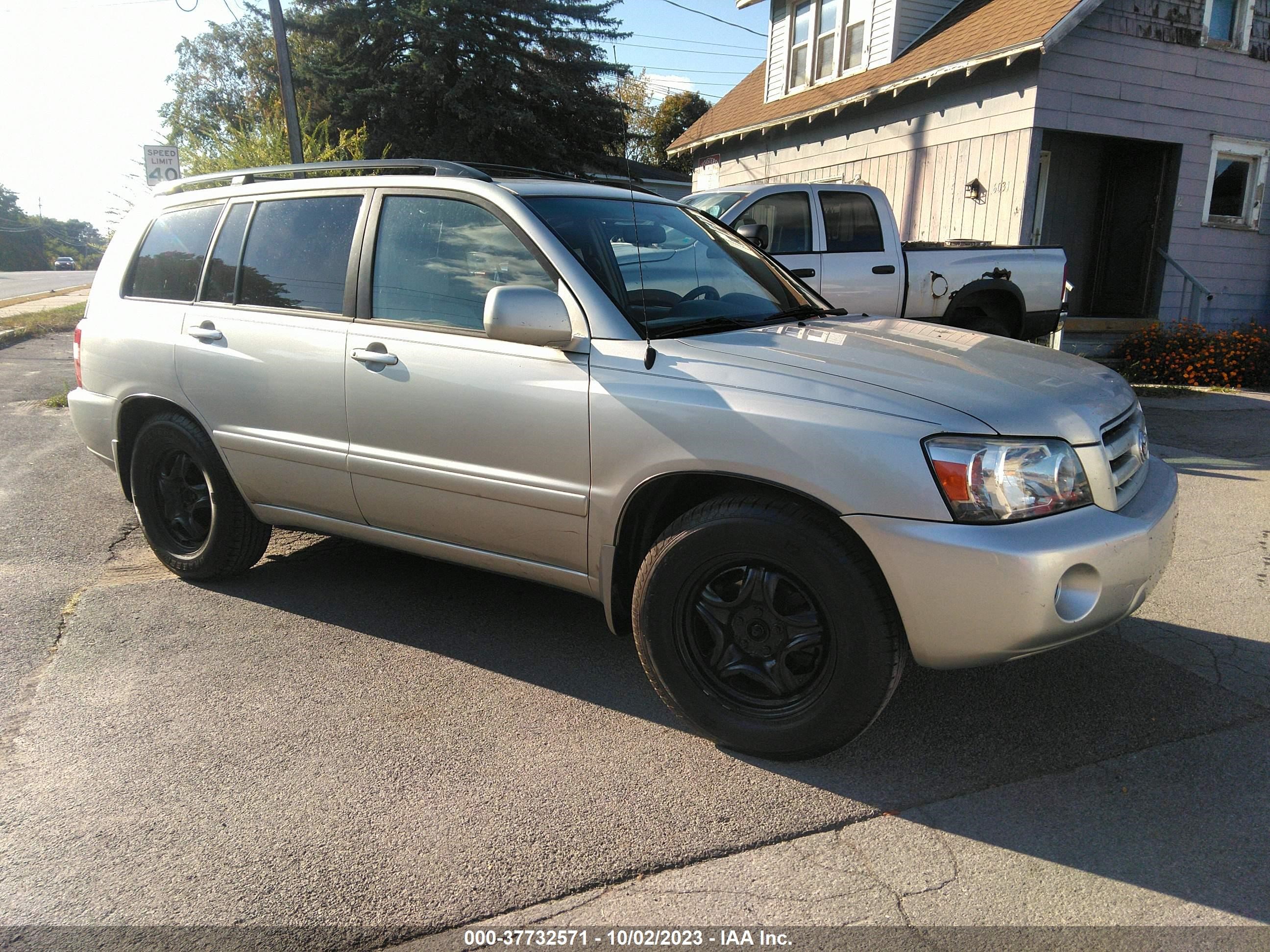 TOYOTA HIGHLANDER 2005 jtedp21a950049619