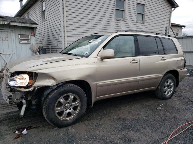 TOYOTA HIGHLANDER 2005 jtedp21a950068669