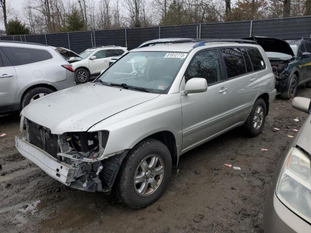 TOYOTA HIGHLANDER 2005 jtedp21a950068896