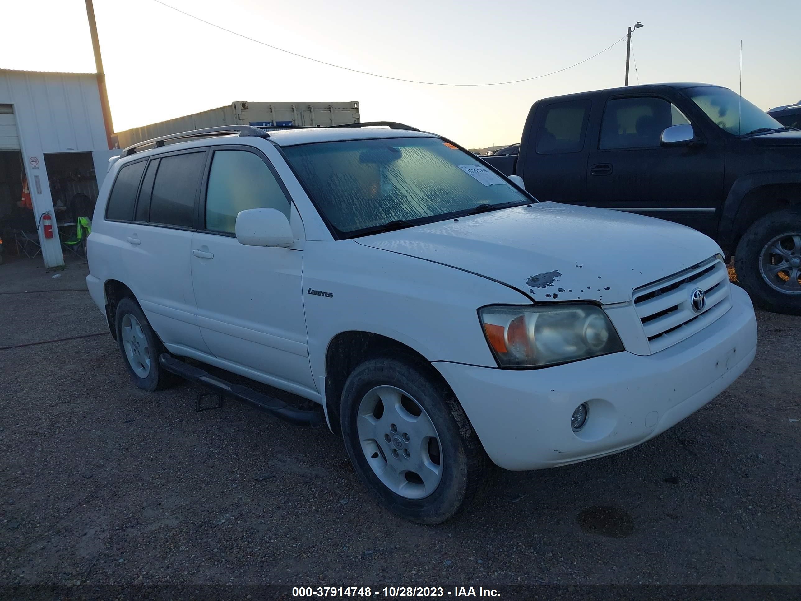 TOYOTA HIGHLANDER 2006 jtedp21a960091466