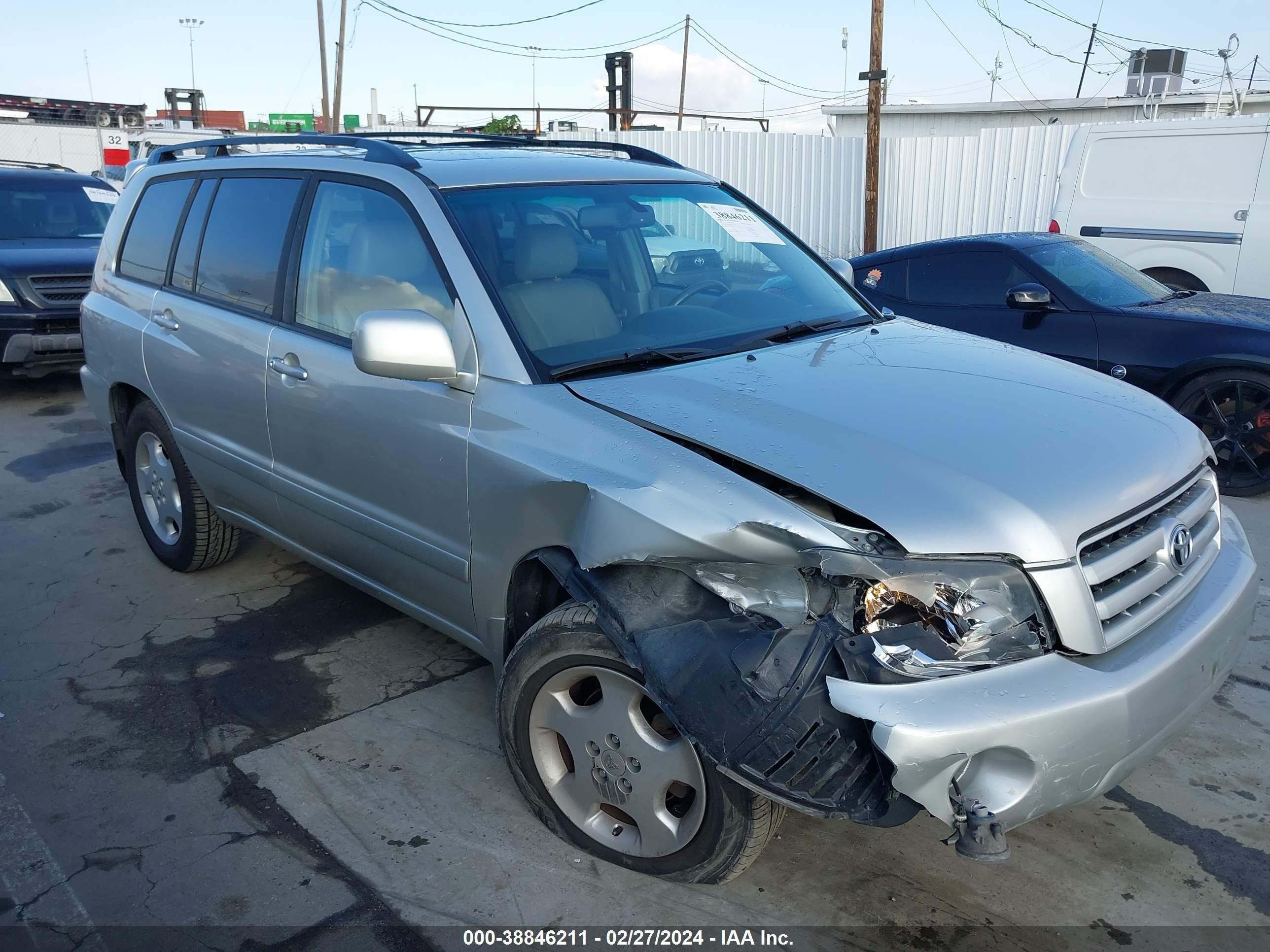 TOYOTA HIGHLANDER 2007 jtedp21a970141140