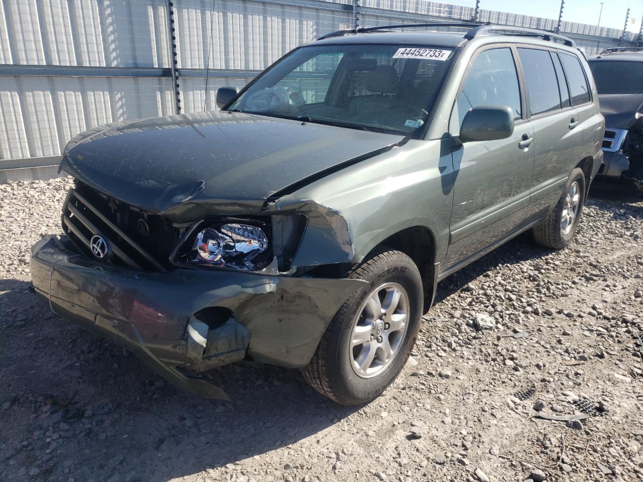 TOYOTA HIGHLANDER 2004 jtedp21ax40007040