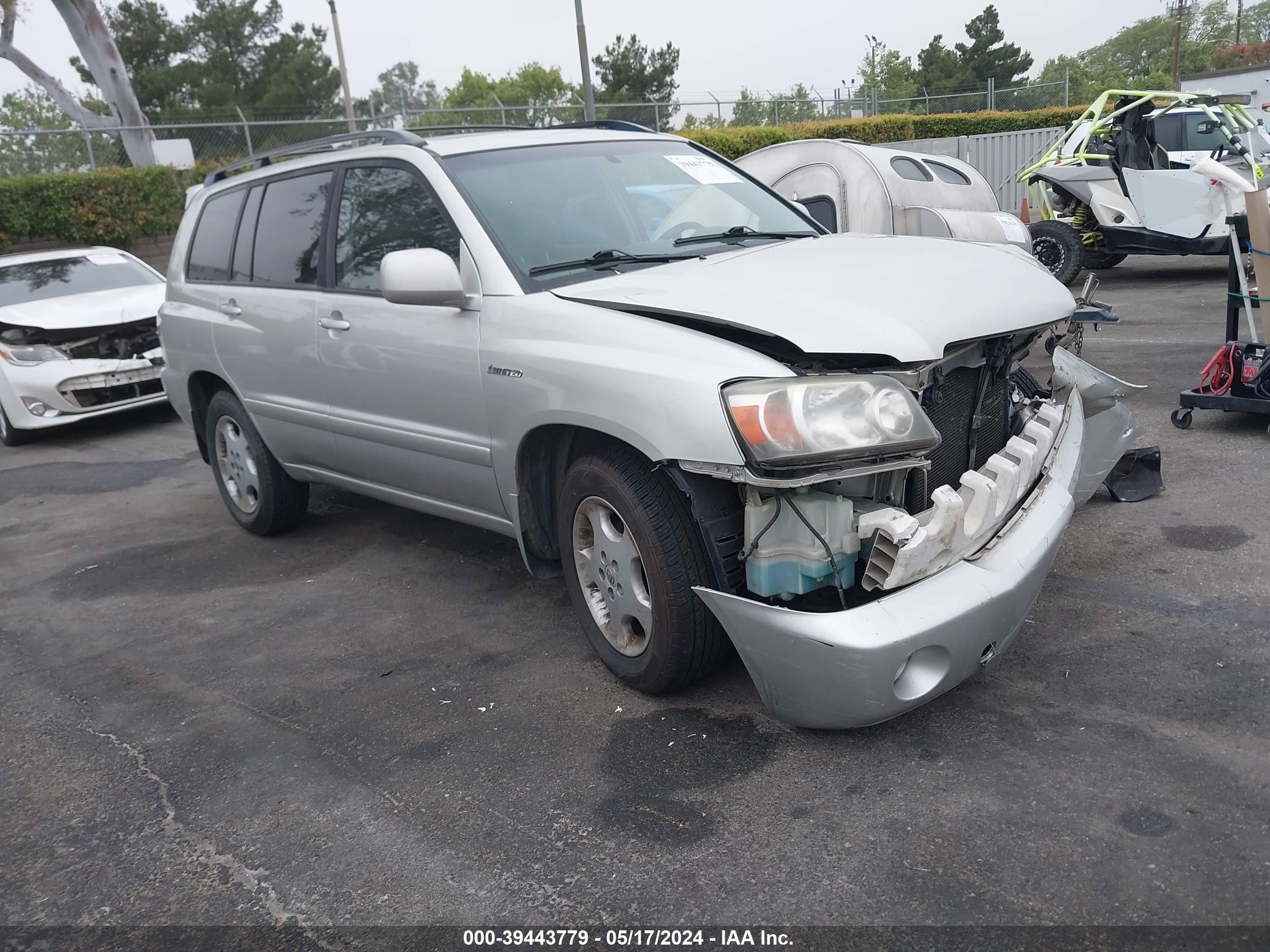 TOYOTA HIGHLANDER 2004 jtedp21ax40031161