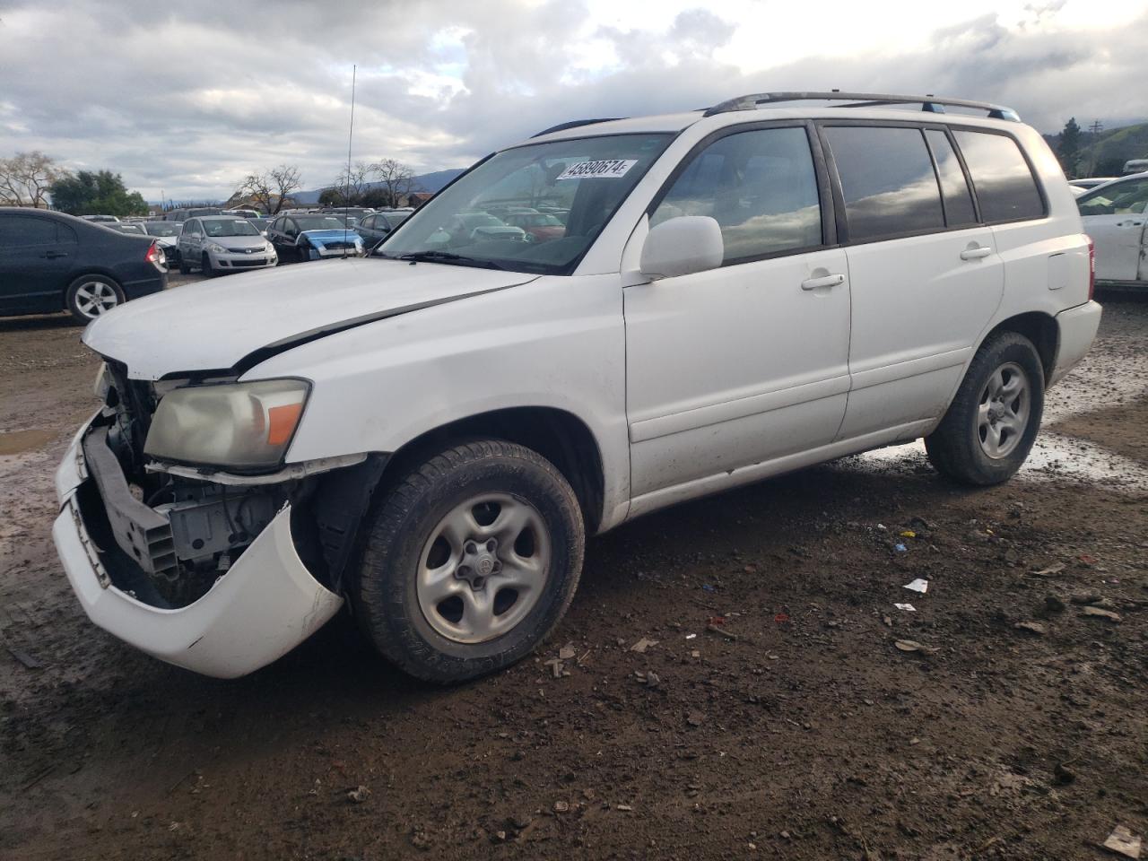 TOYOTA HIGHLANDER 2007 jtedp21ax70133368