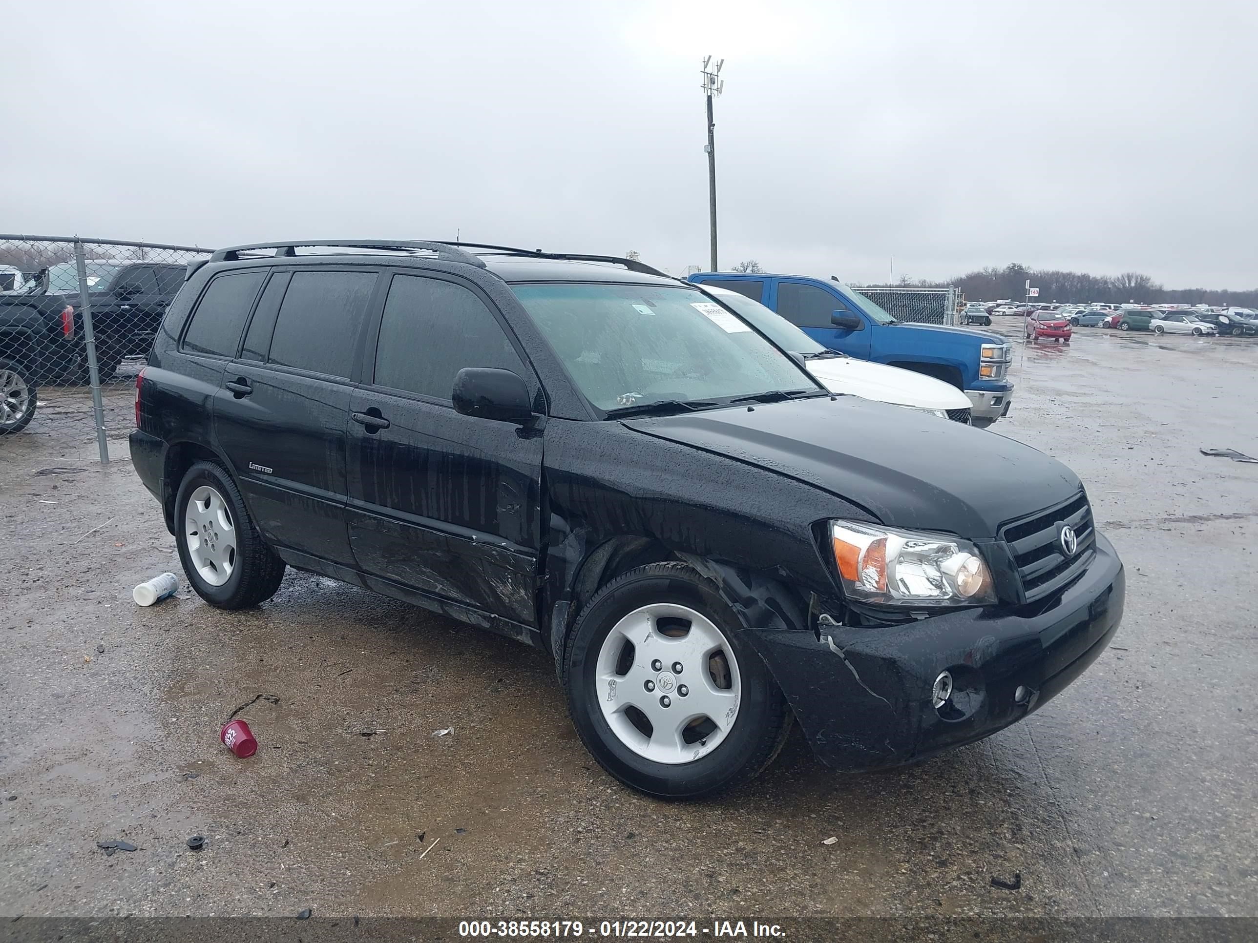 TOYOTA HIGHLANDER 2007 jtedp21ax70148579