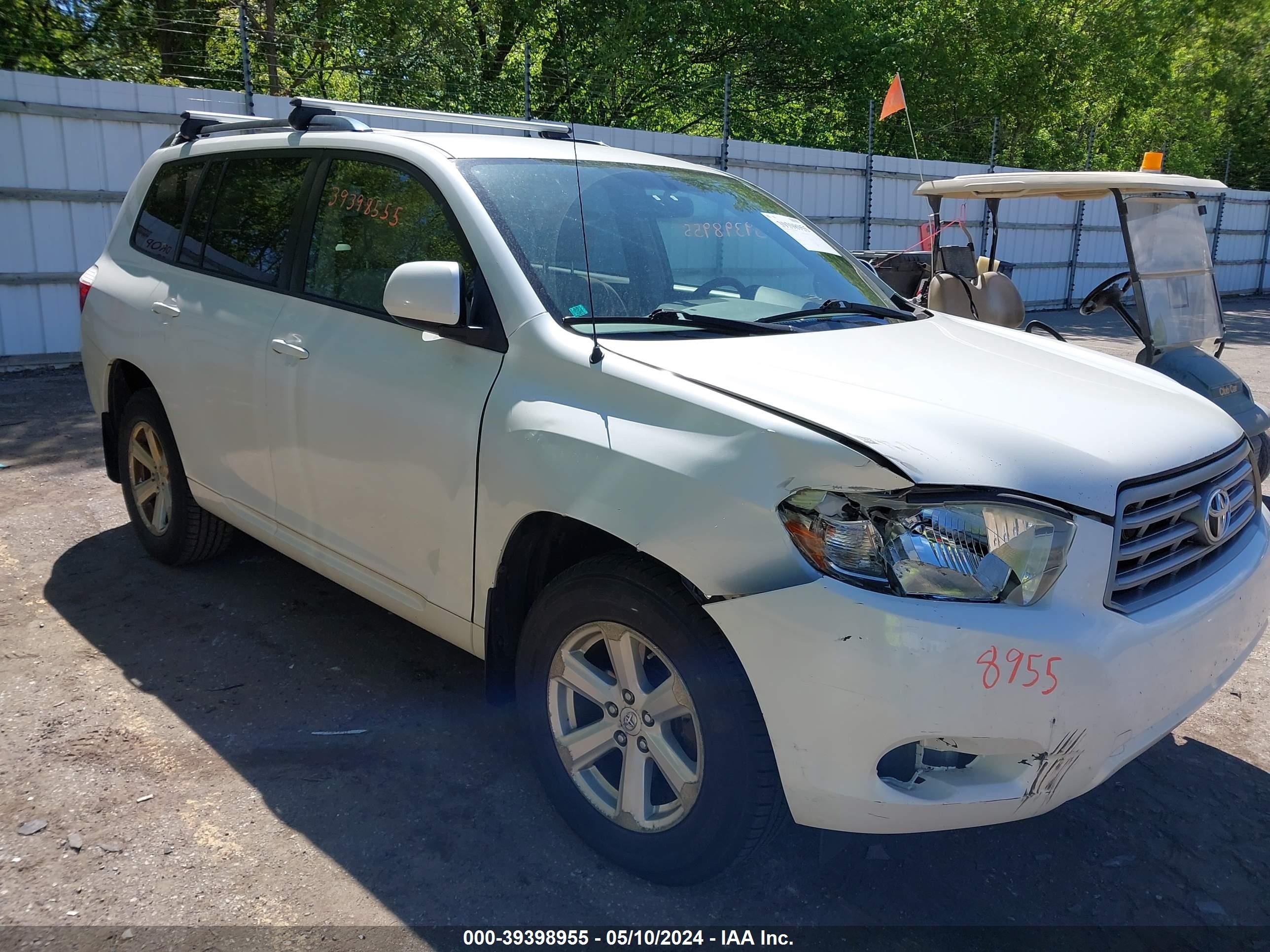 TOYOTA HIGHLANDER 2008 jteds41a182015242