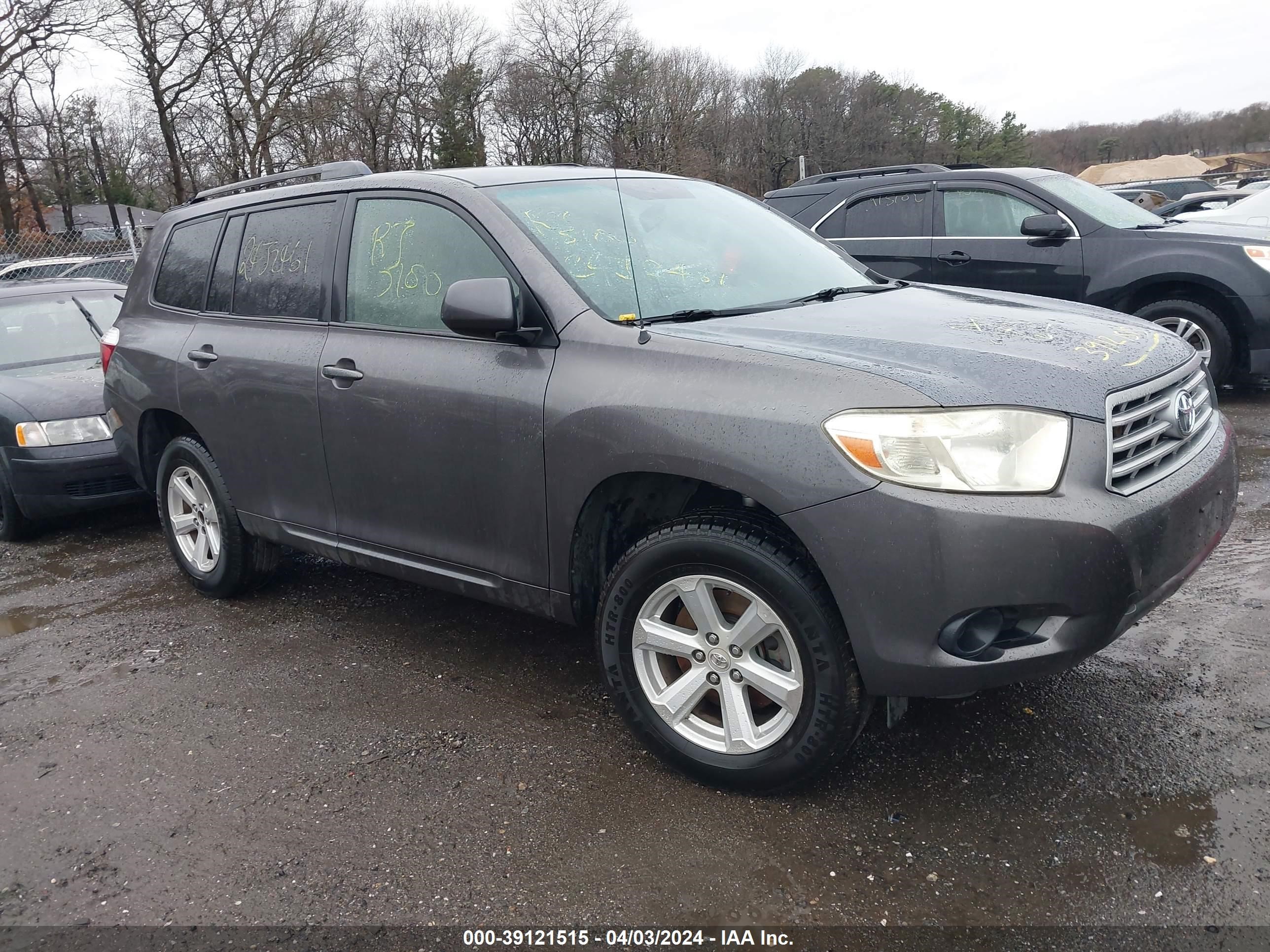 TOYOTA HIGHLANDER 2008 jteds41a182067597