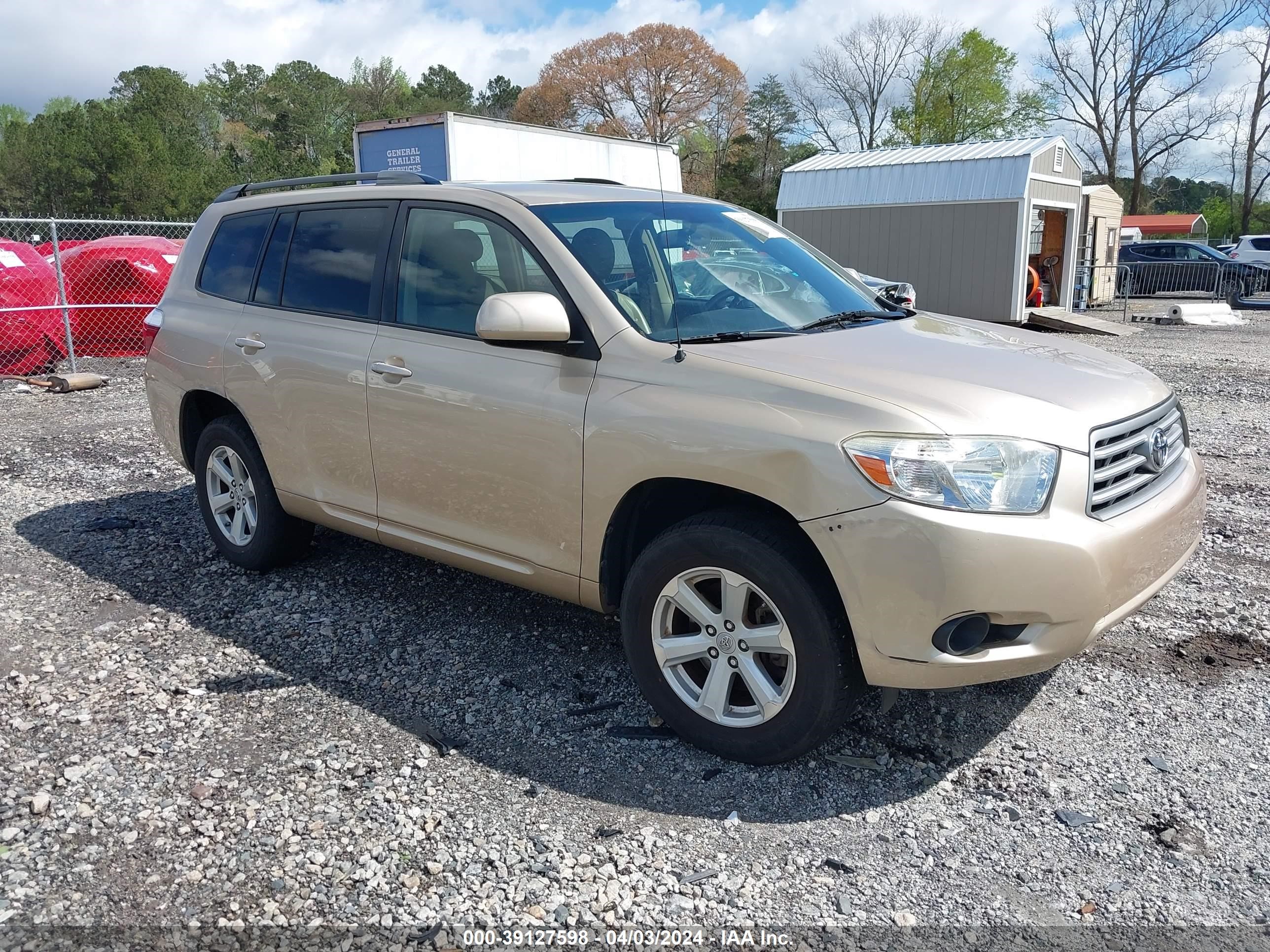 TOYOTA HIGHLANDER 2008 jteds41a382021270