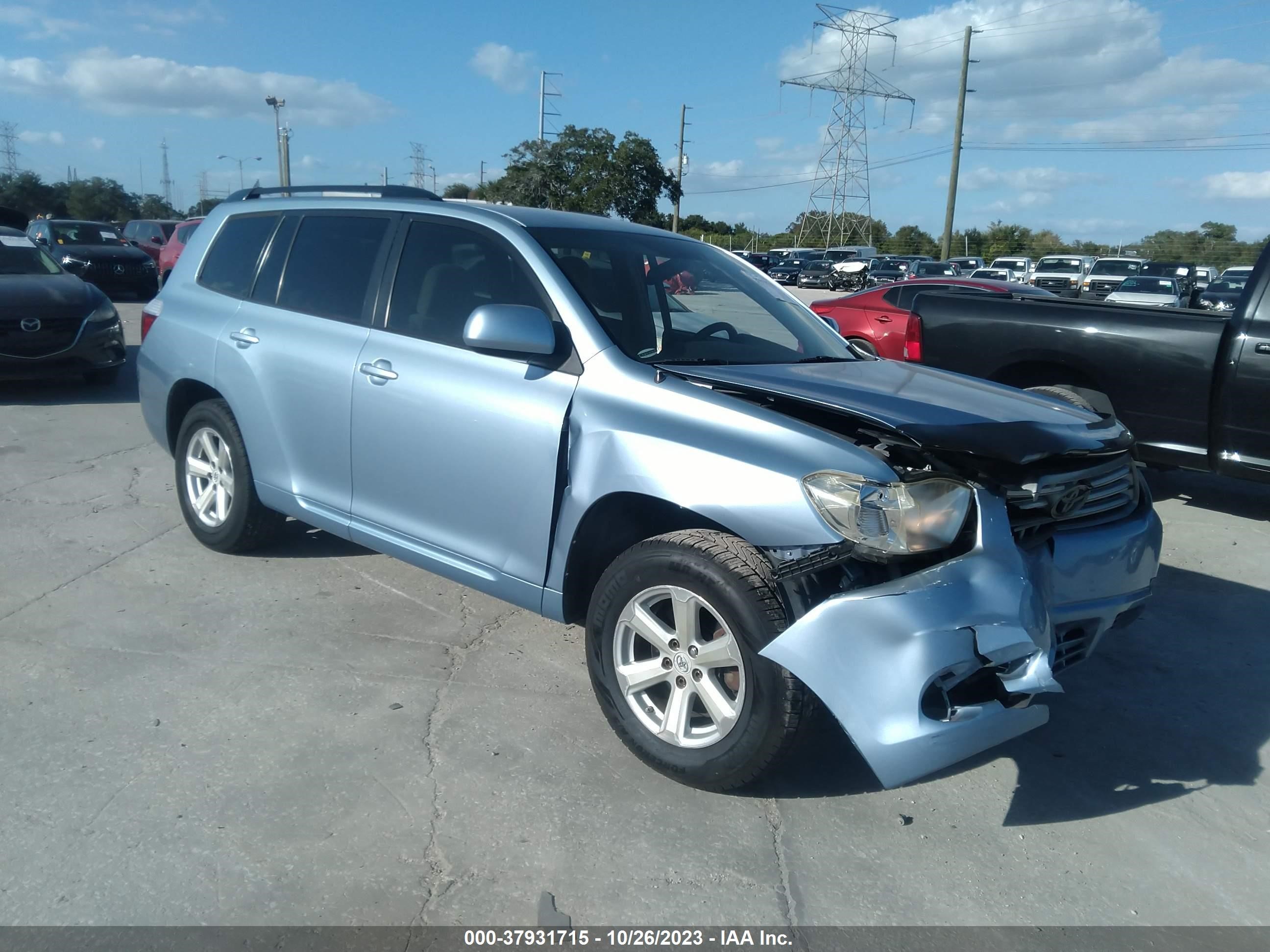 TOYOTA HIGHLANDER 2008 jteds41a582058997