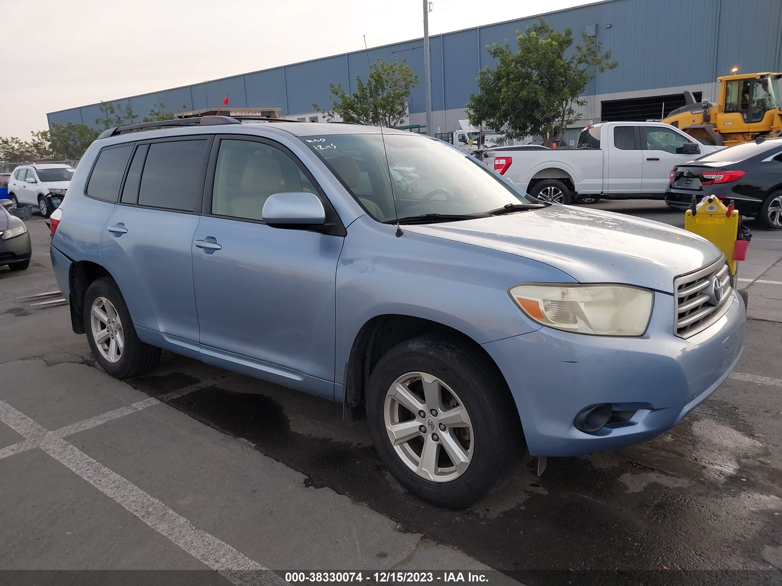 TOYOTA HIGHLANDER 2008 jteds41a682044574