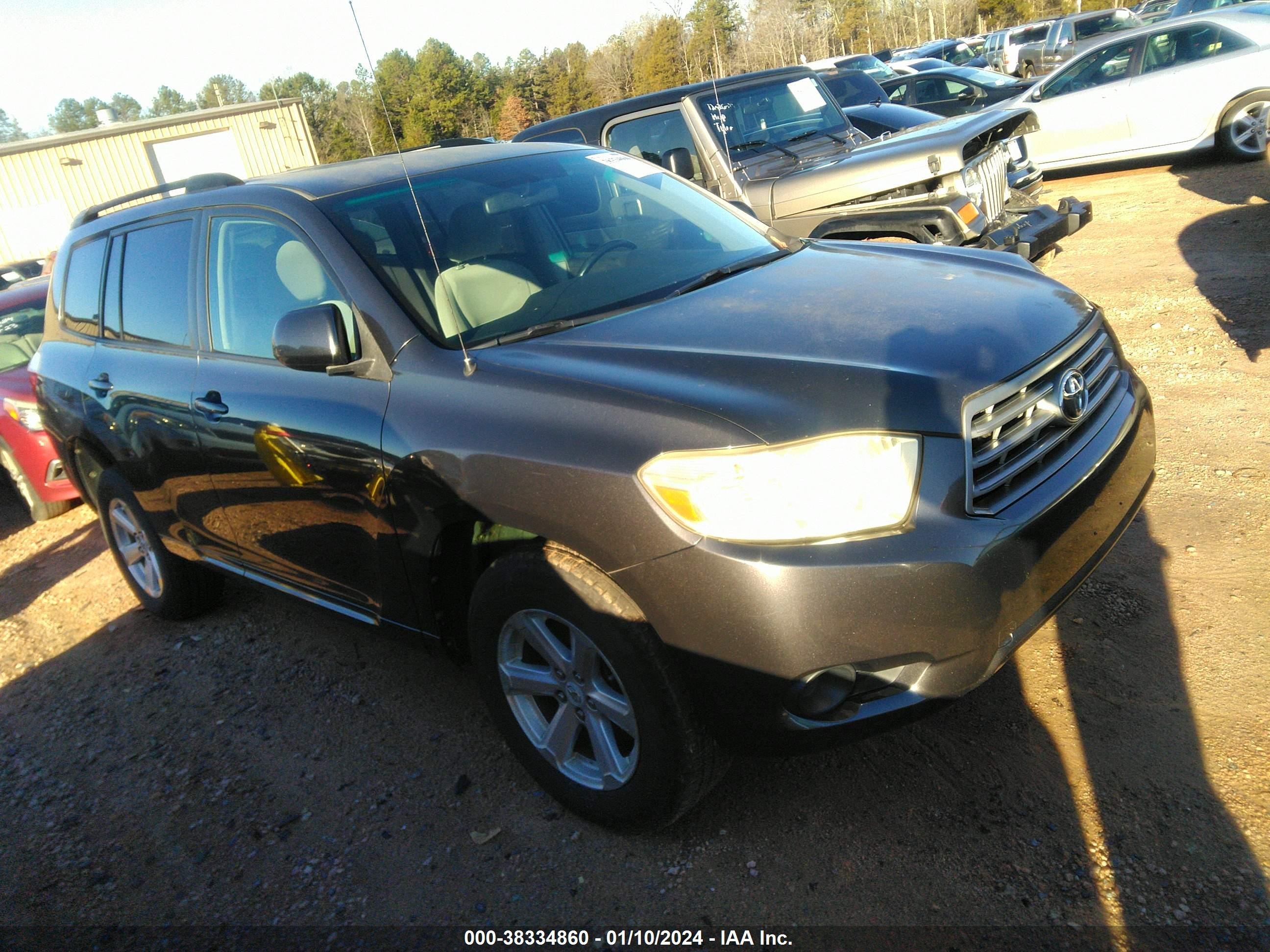 TOYOTA HIGHLANDER 2009 jteds41a692084798