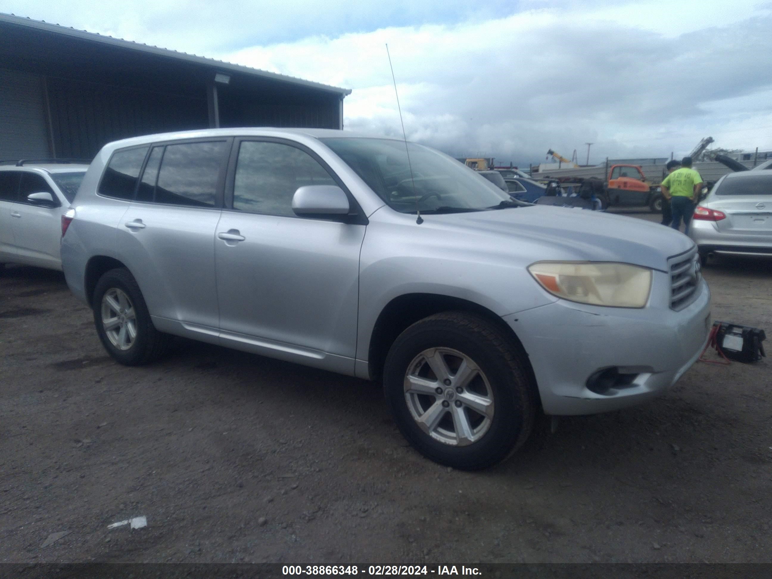 TOYOTA HIGHLANDER 2008 jteds41a782042476