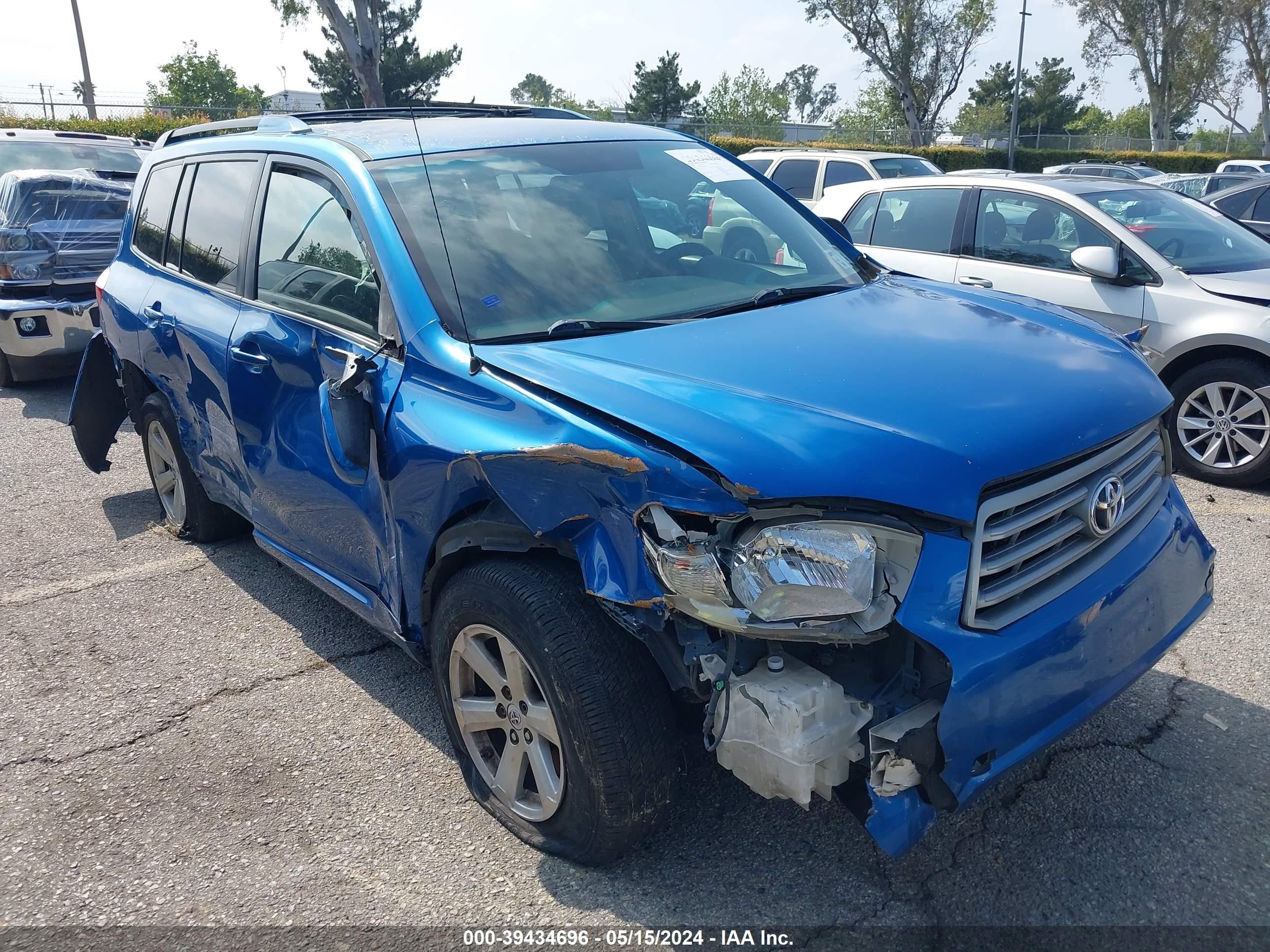 TOYOTA HIGHLANDER 2008 jteds41a782062761