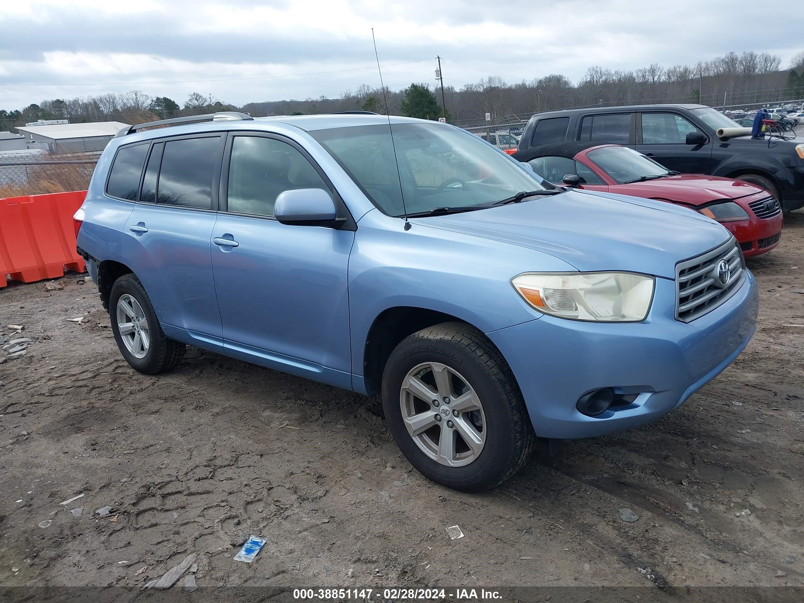 TOYOTA HIGHLANDER 2009 jteds41a892077805