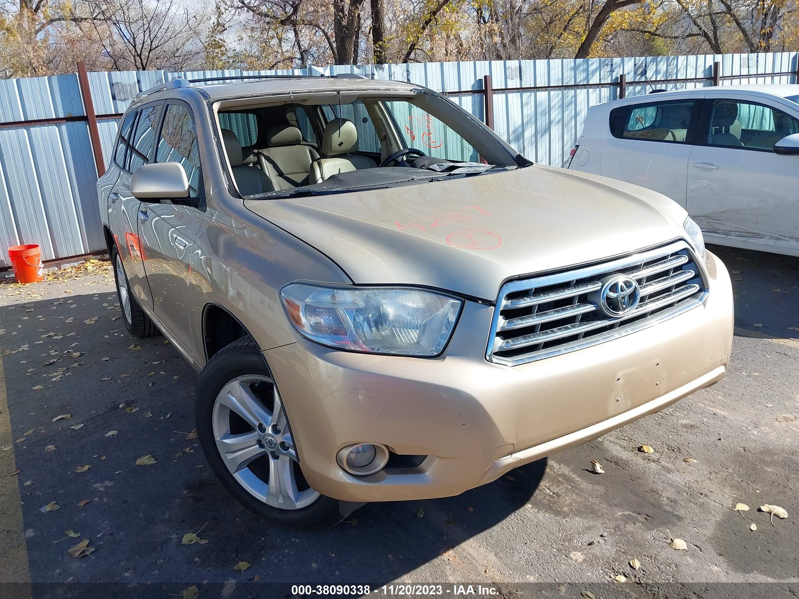 TOYOTA HIGHLANDER 2008 jteds42a082027249