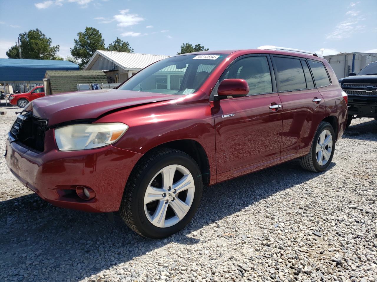 TOYOTA HIGHLANDER 2008 jteds42a082027591