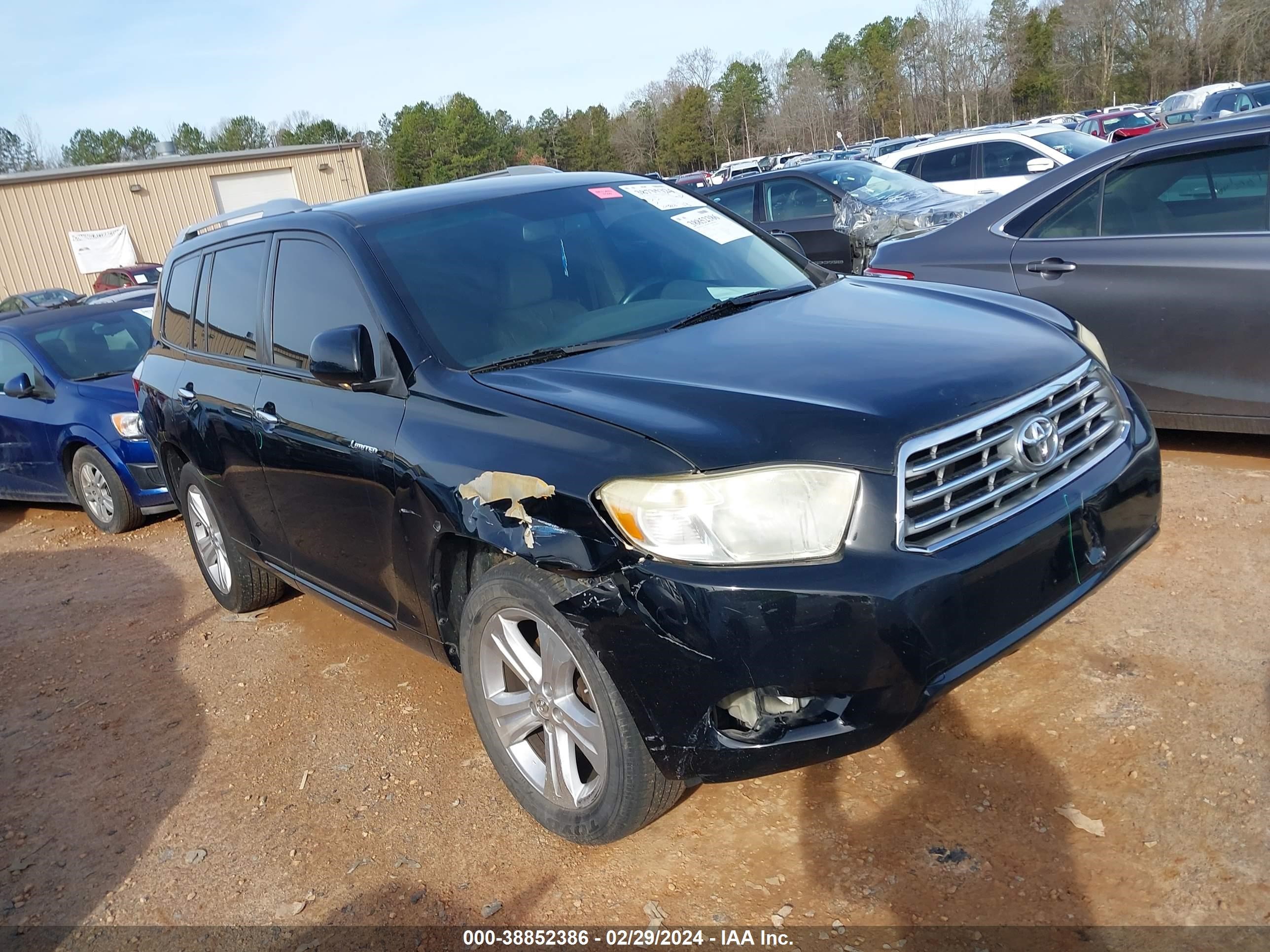 TOYOTA HIGHLANDER 2008 jteds42a182030581