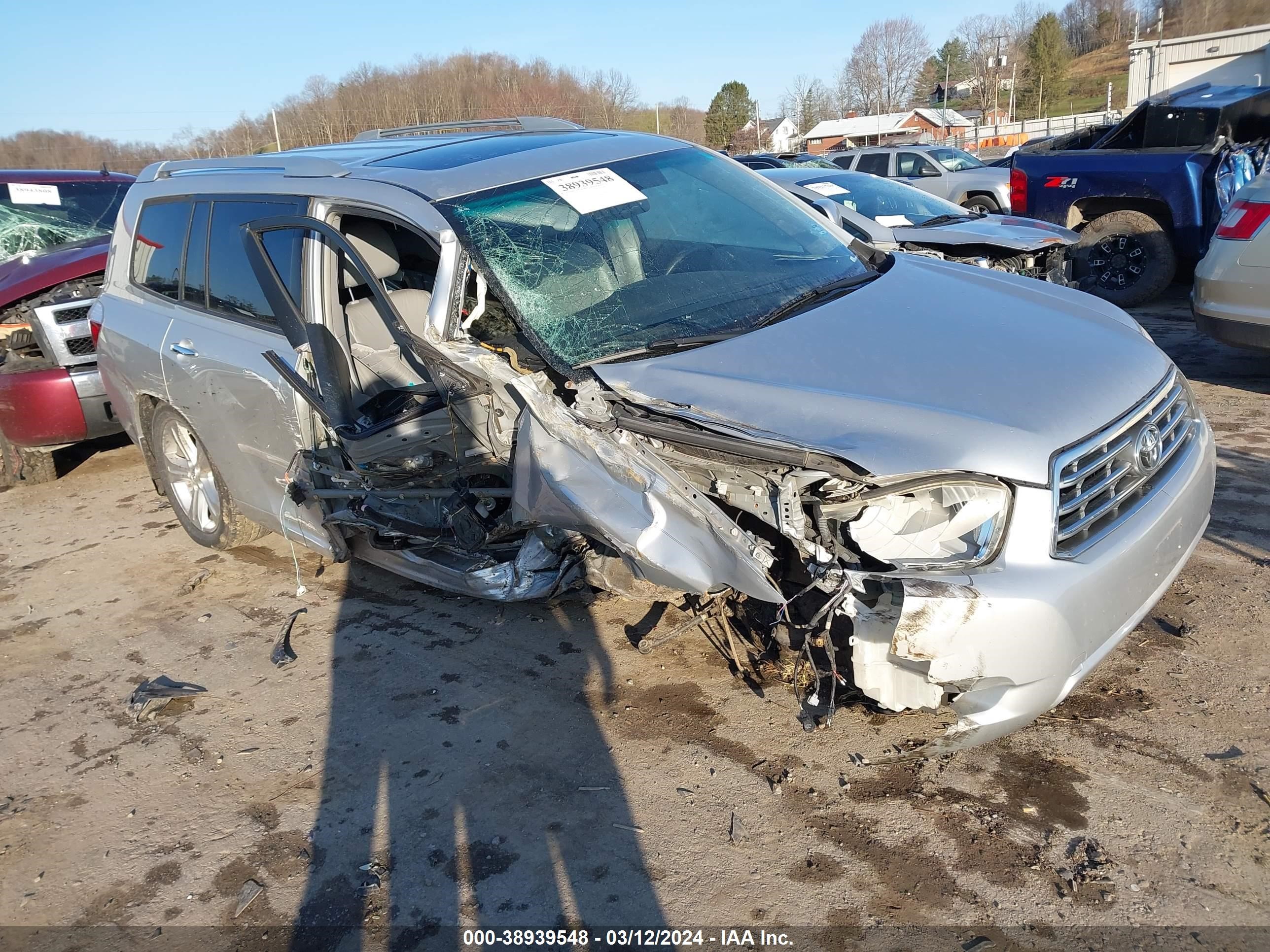 TOYOTA HIGHLANDER 2008 jteds42a182046375