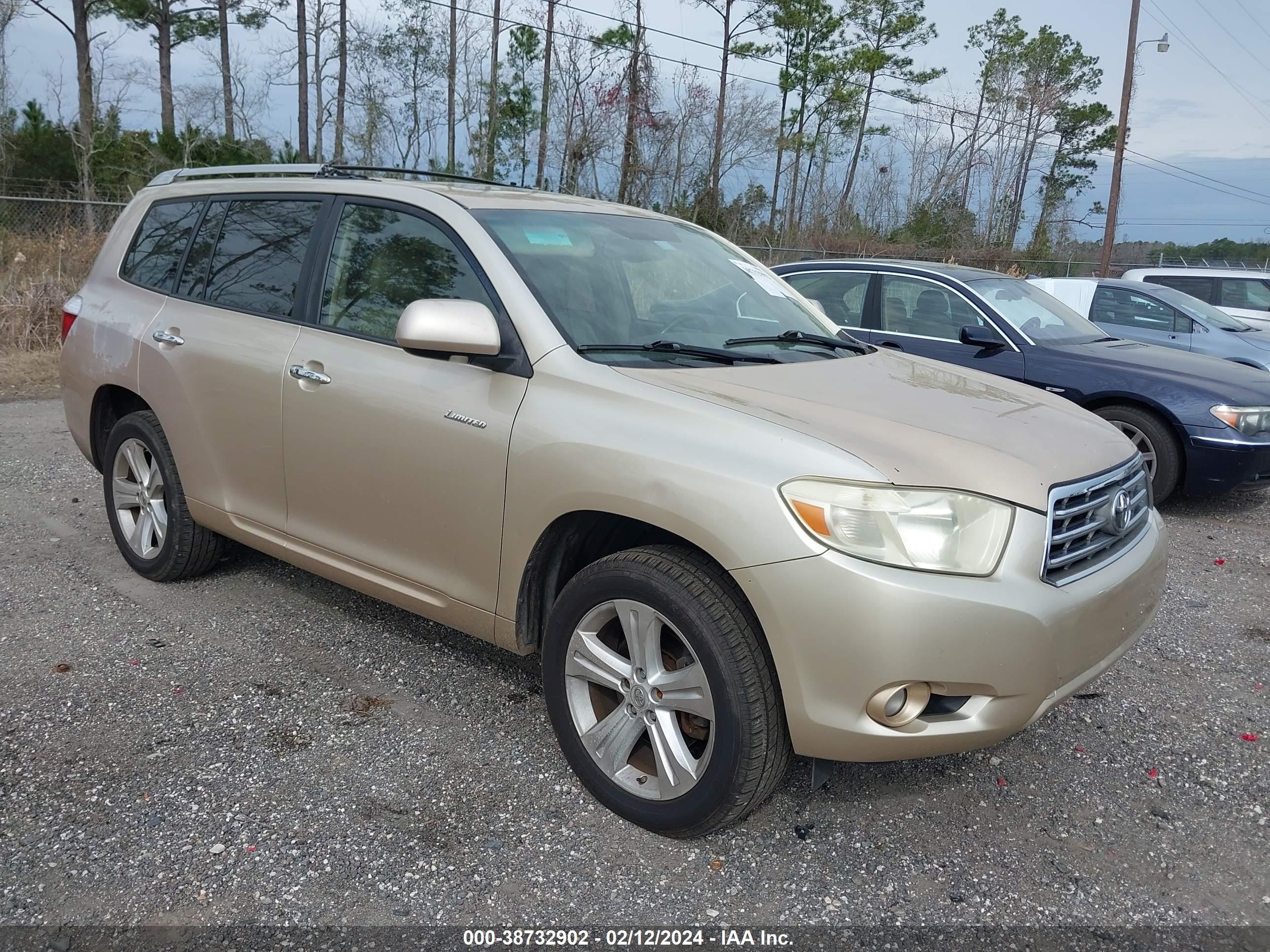 TOYOTA HIGHLANDER 2008 jteds42a382030209