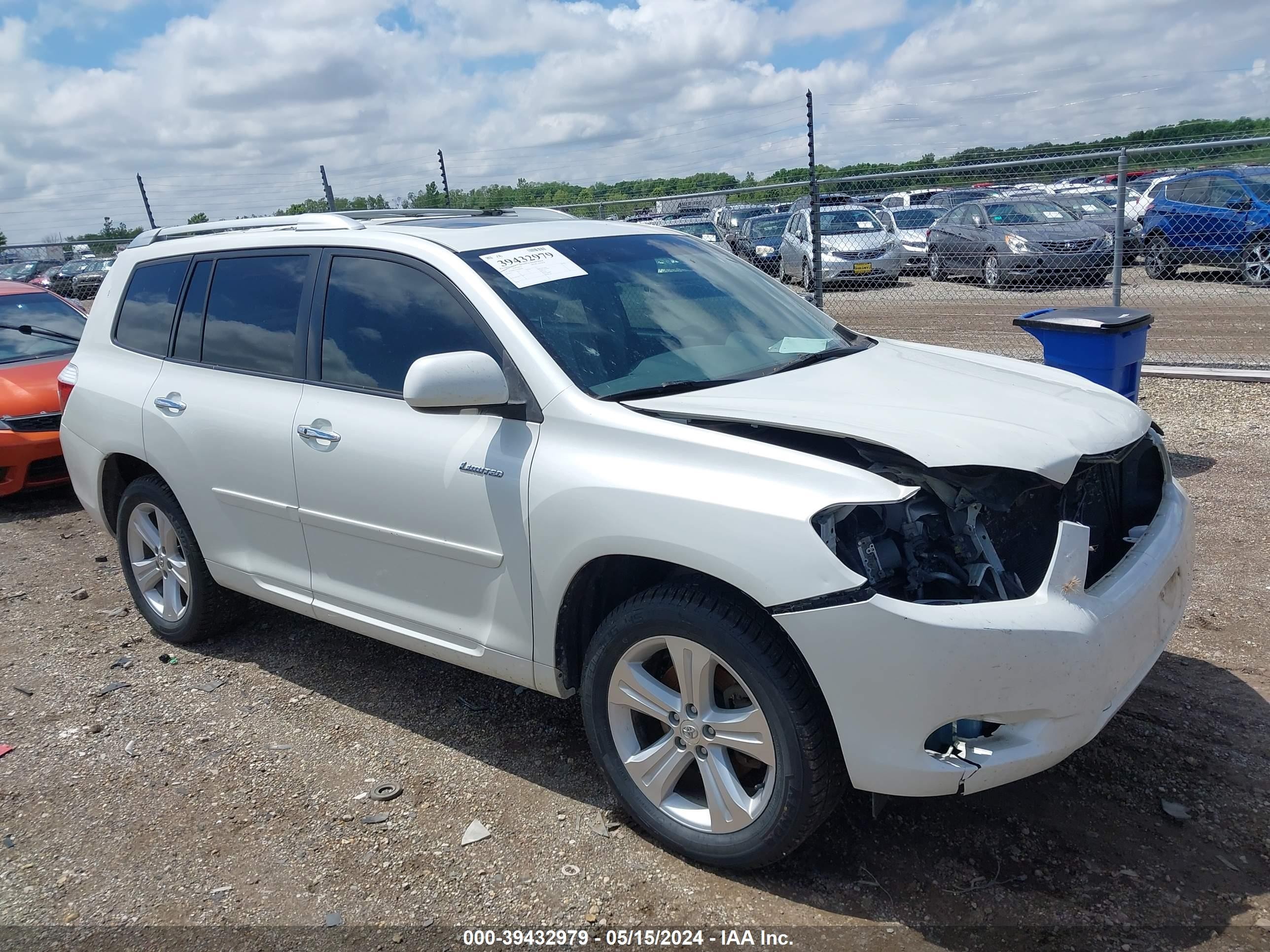 TOYOTA HIGHLANDER 2009 jteds42a392080884