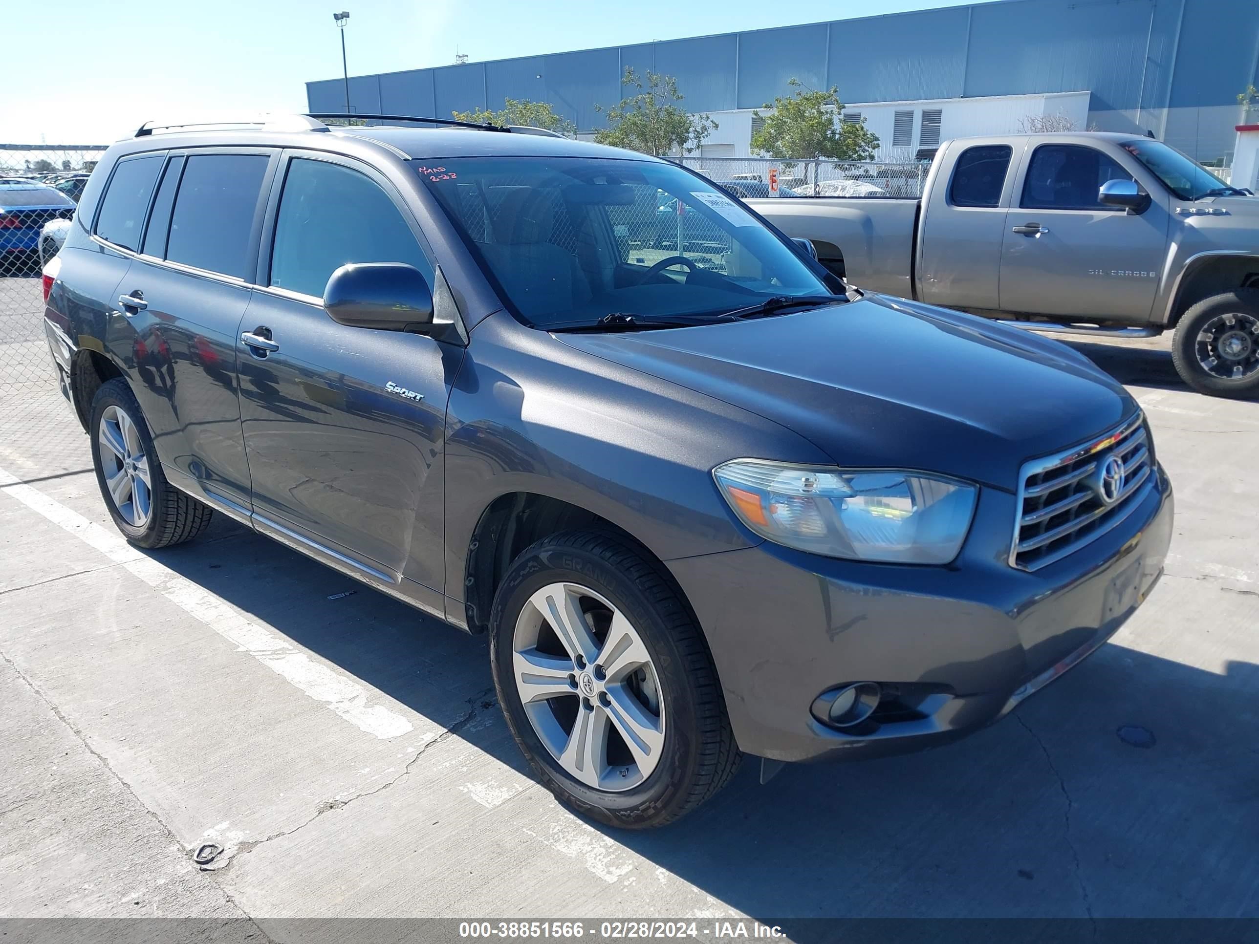 TOYOTA HIGHLANDER 2008 jteds43a082013124