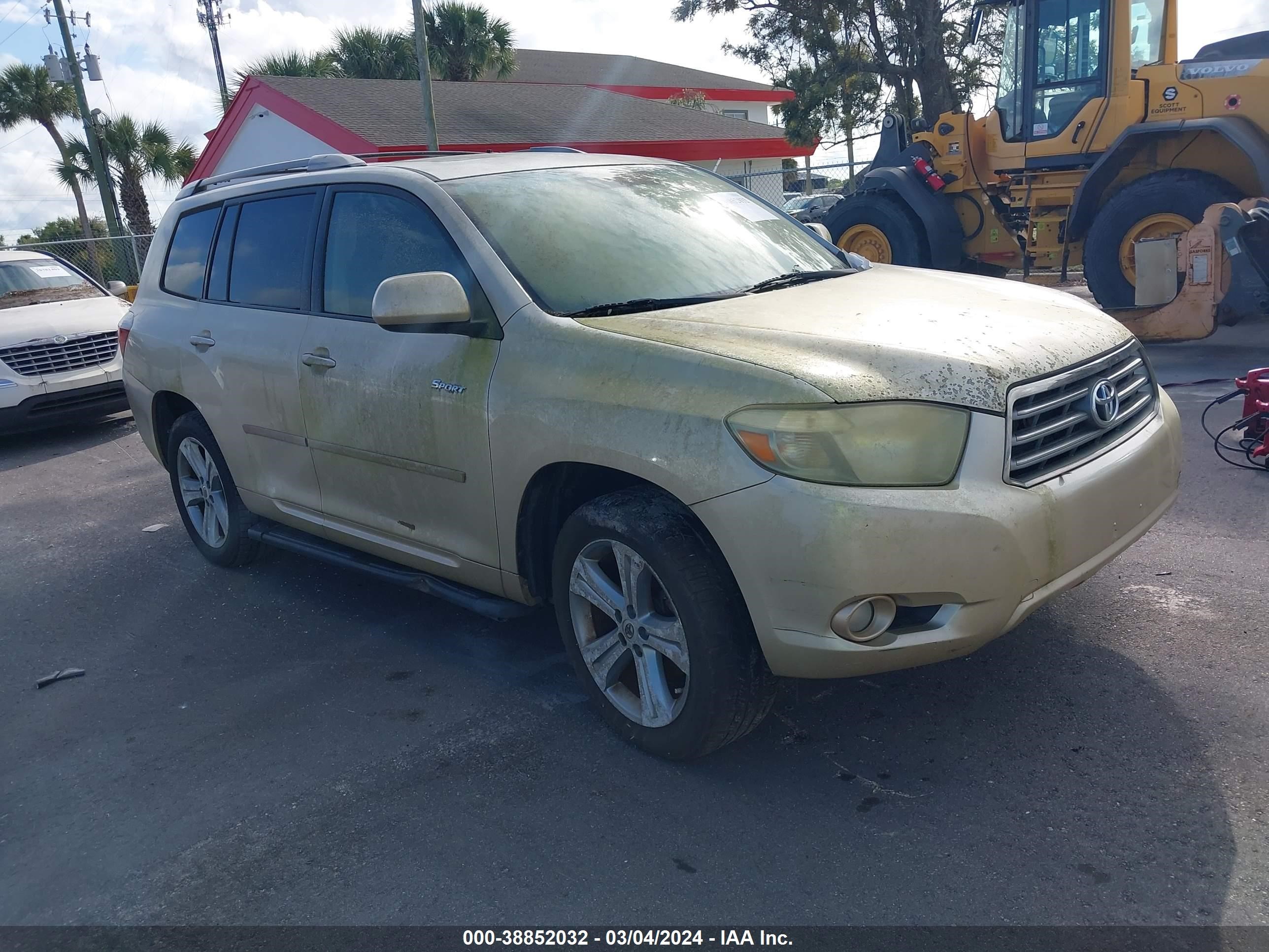 TOYOTA HIGHLANDER 2008 jteds43a282049106