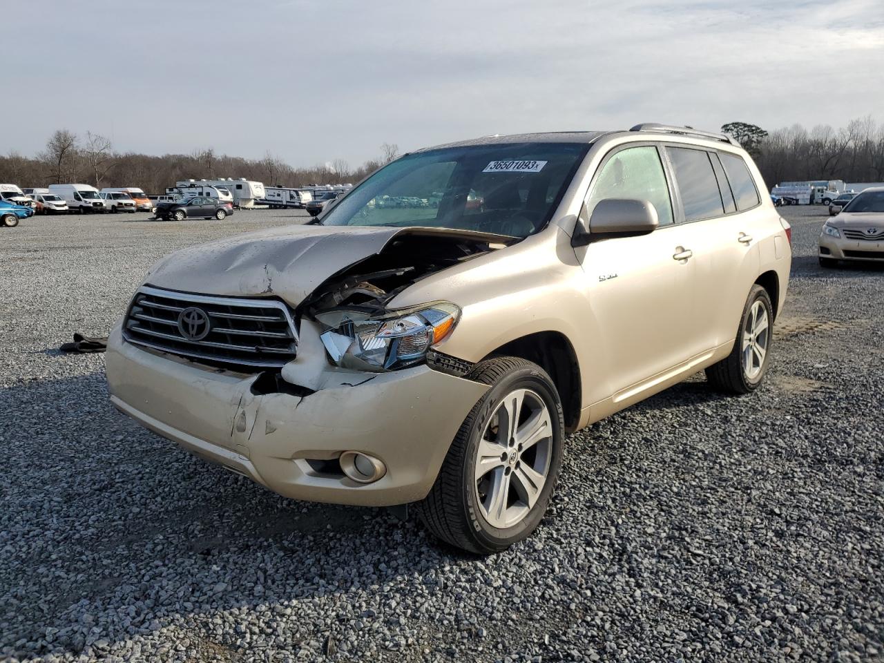 TOYOTA HIGHLANDER 2008 jteds43a482001719