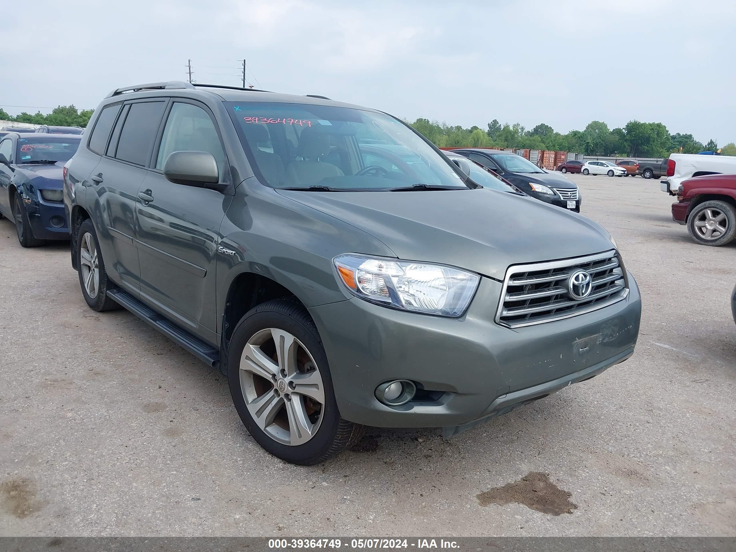 TOYOTA HIGHLANDER 2009 jteds43a492075479