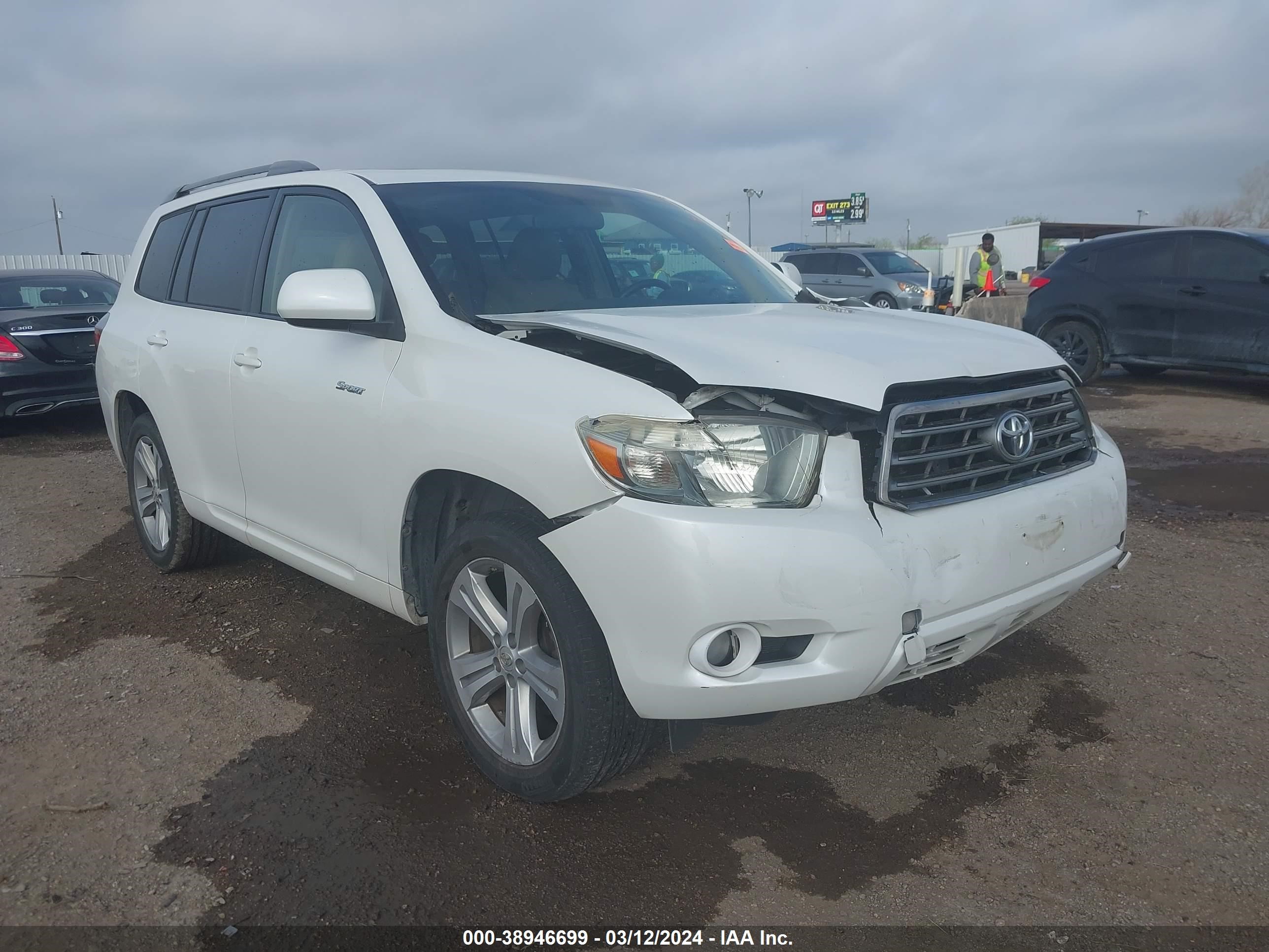 TOYOTA HIGHLANDER 2009 jteds43a692088847