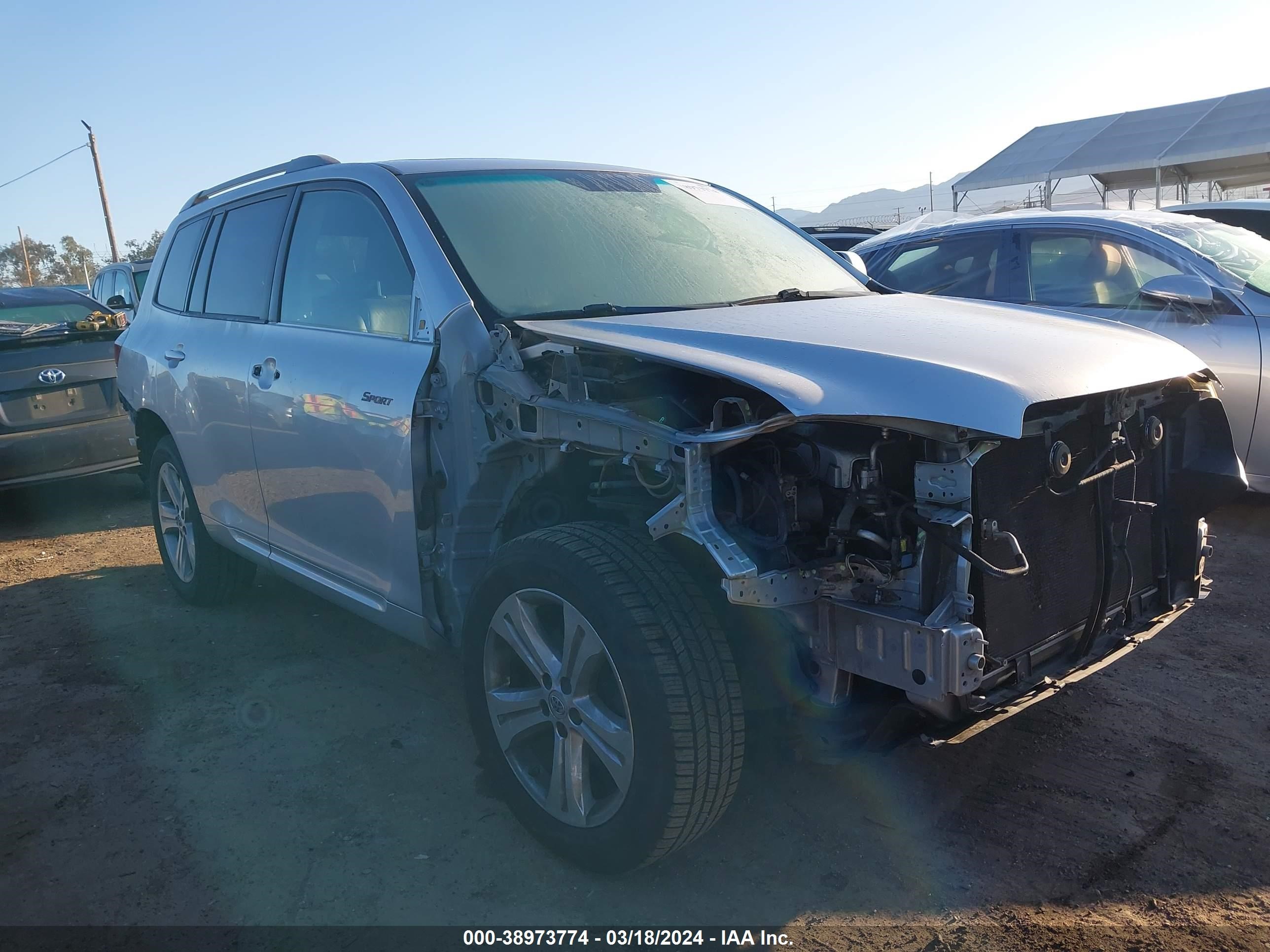 TOYOTA HIGHLANDER 2008 jteds43a882020919